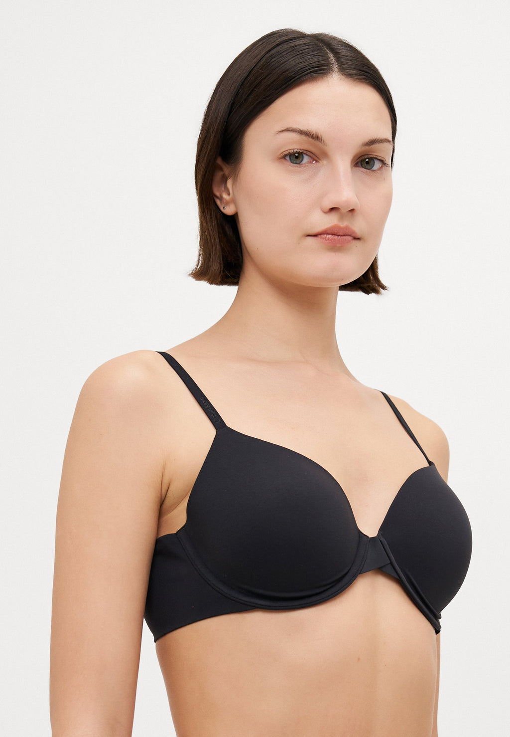 SOUTIEN-GORGE COUVRANT LÉGÈREMENT DOUBLÉ - Soutien-gorge à armatures - noir