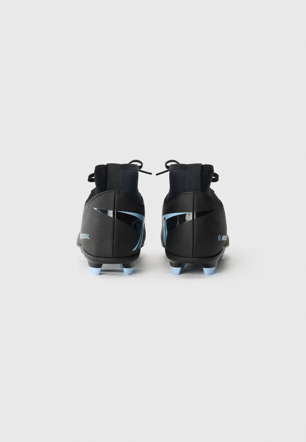 JR MERCURIAL SUPERFLY 10 CLUB FG/MG UNISEX - أحذية كرة قدم للأرض الثابتة - أسود/أزرق ثلجي