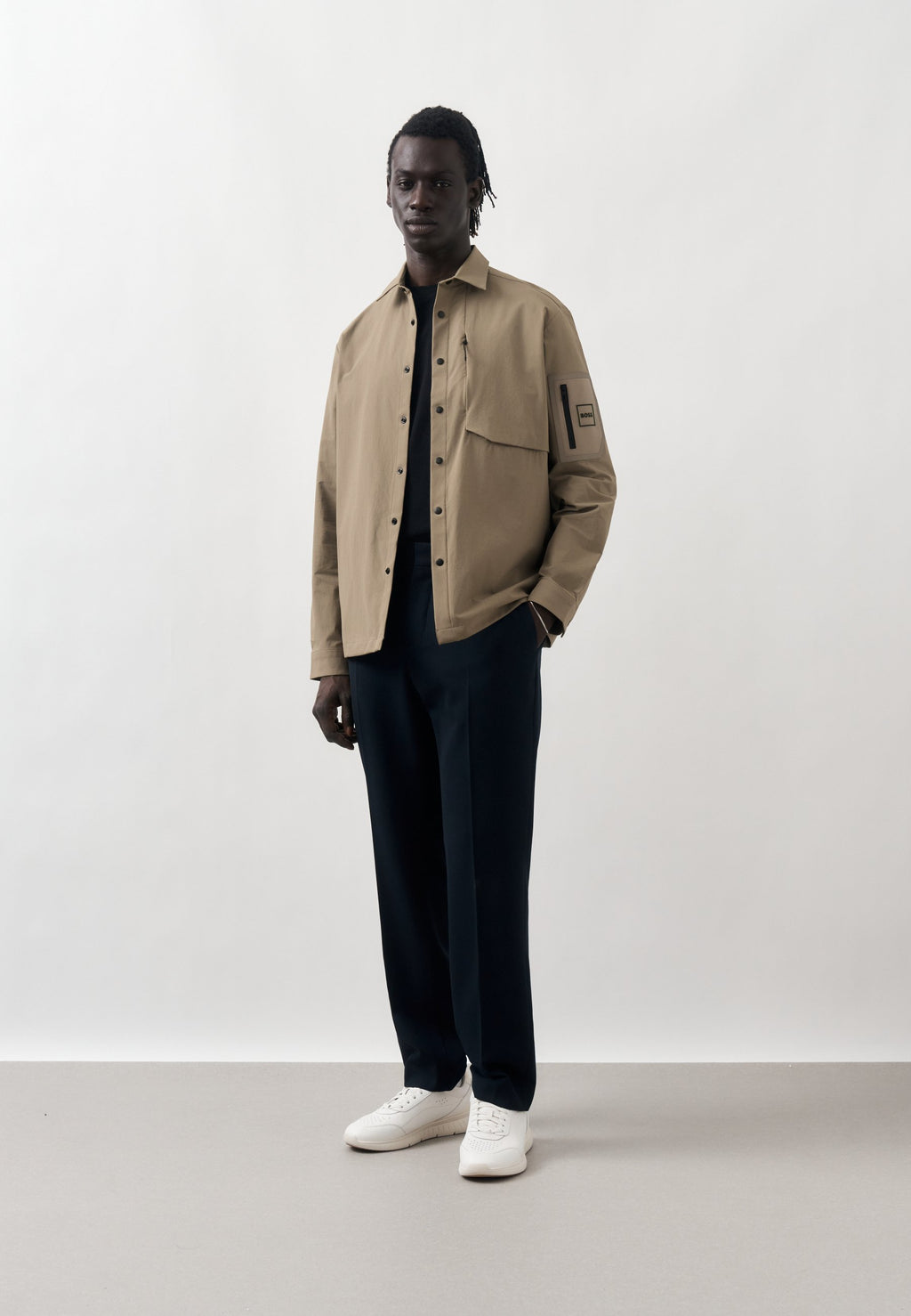 GLOBE HEXA - Summer jacket - taupe