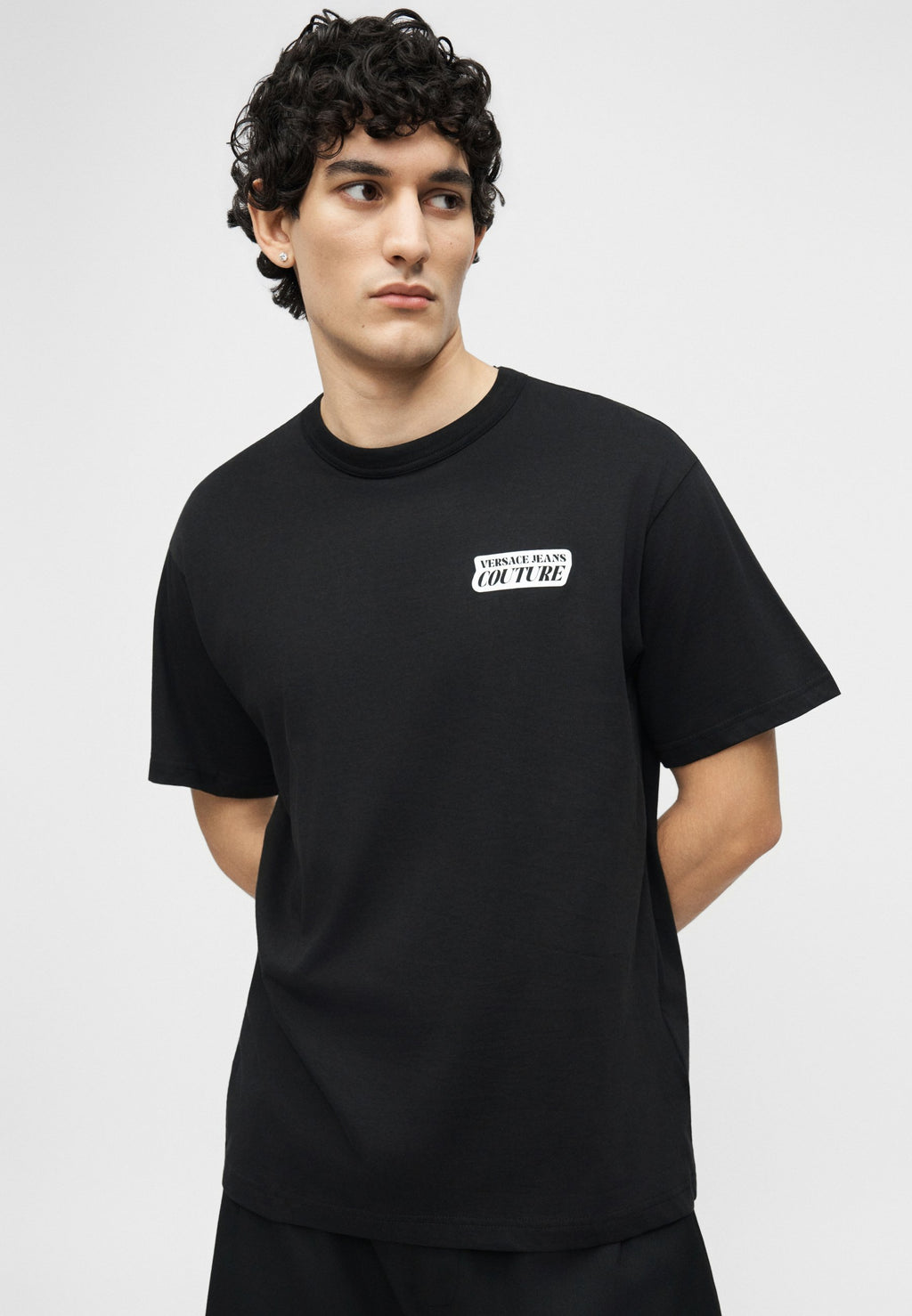 SQUARE - Basic T-shirt - black