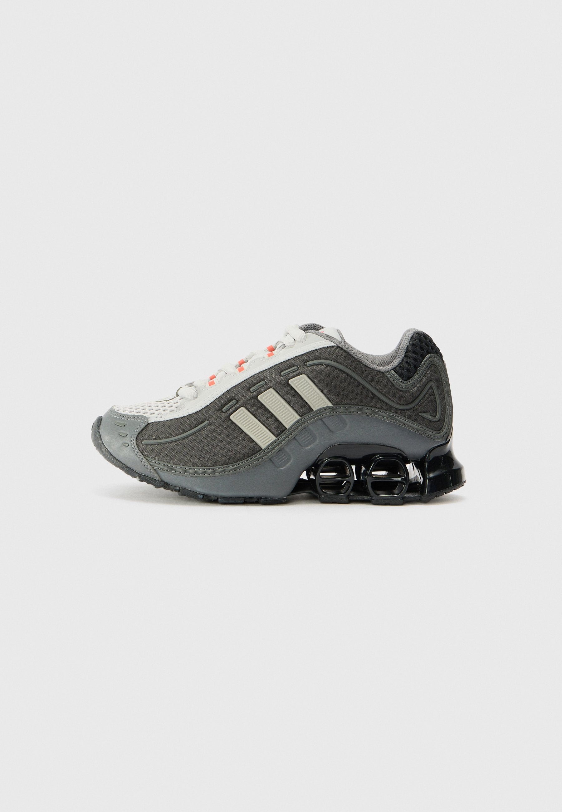 MEGARIDE UNISEX - Baskets basses - gris/rouge vif