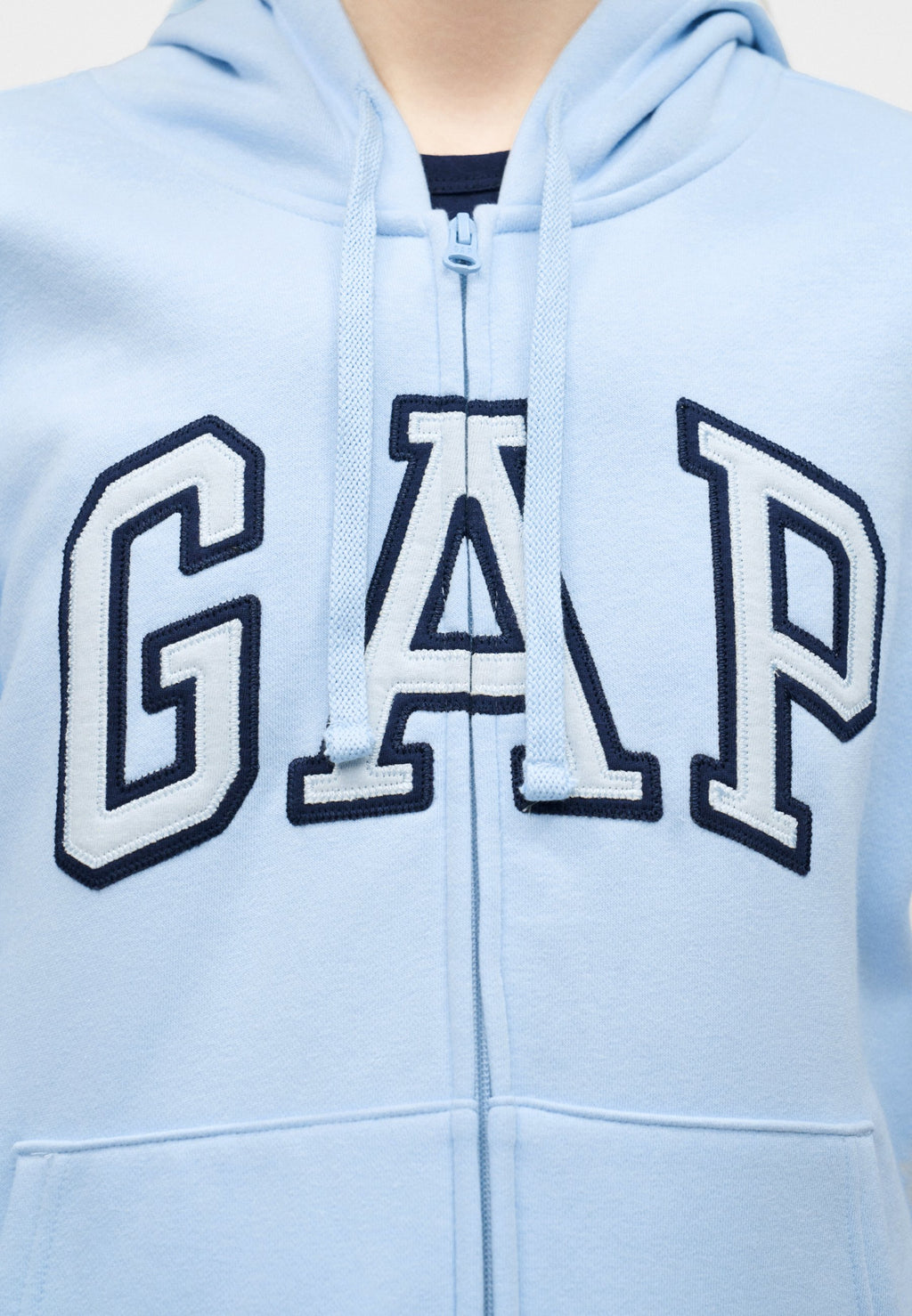 HERITAGE  - Zip-up sweatshirt - light blue shadow