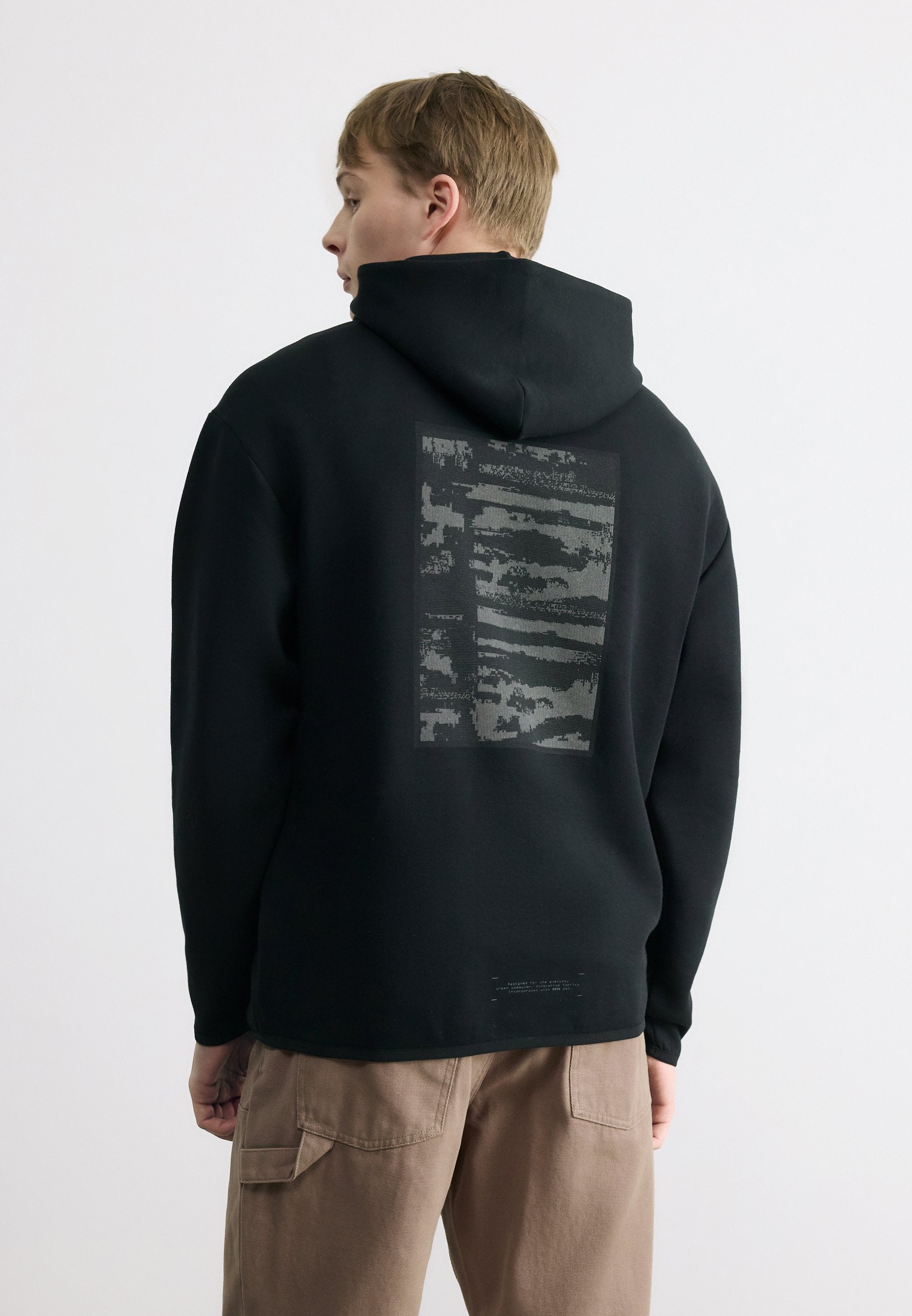 SW_GLOBE HOOD - Hoodie - black