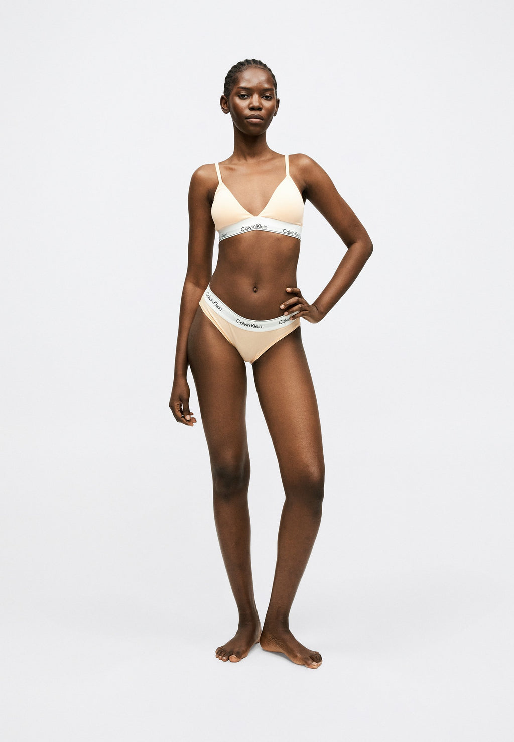 TRIANGLE ICON - Triangle bra - peach bliss