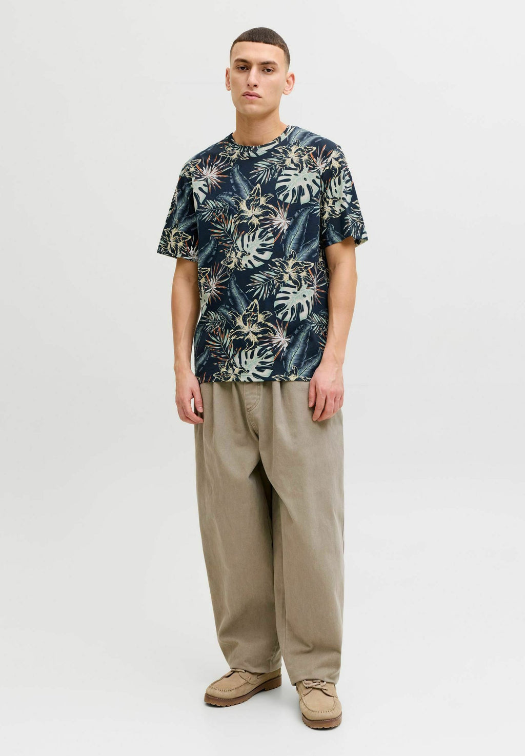 T- - Print T-shirt - navy blazer