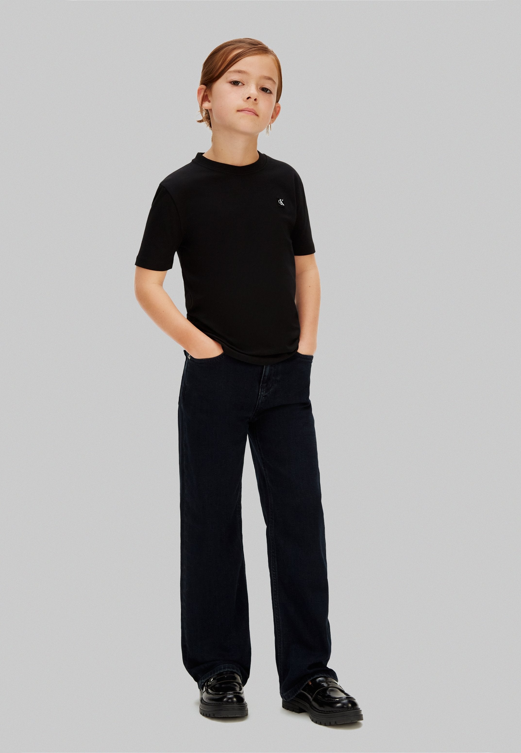 MONO MINI BADGE UNISEX - Basic T-shirt - black