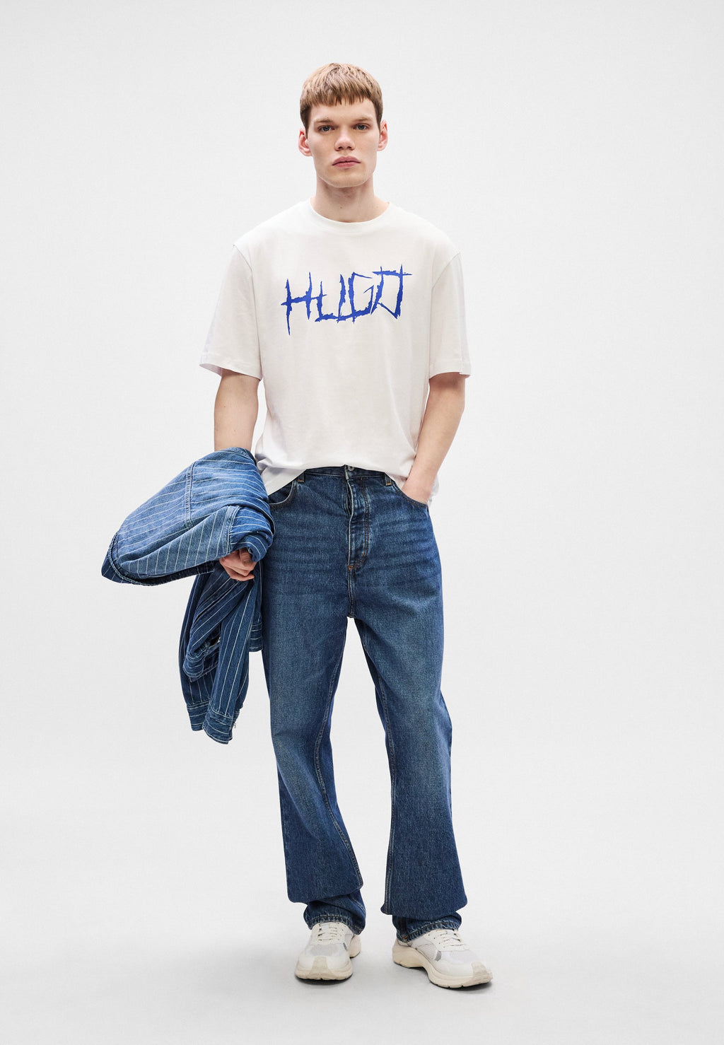 NAMERIX - Print T-shirt - open white