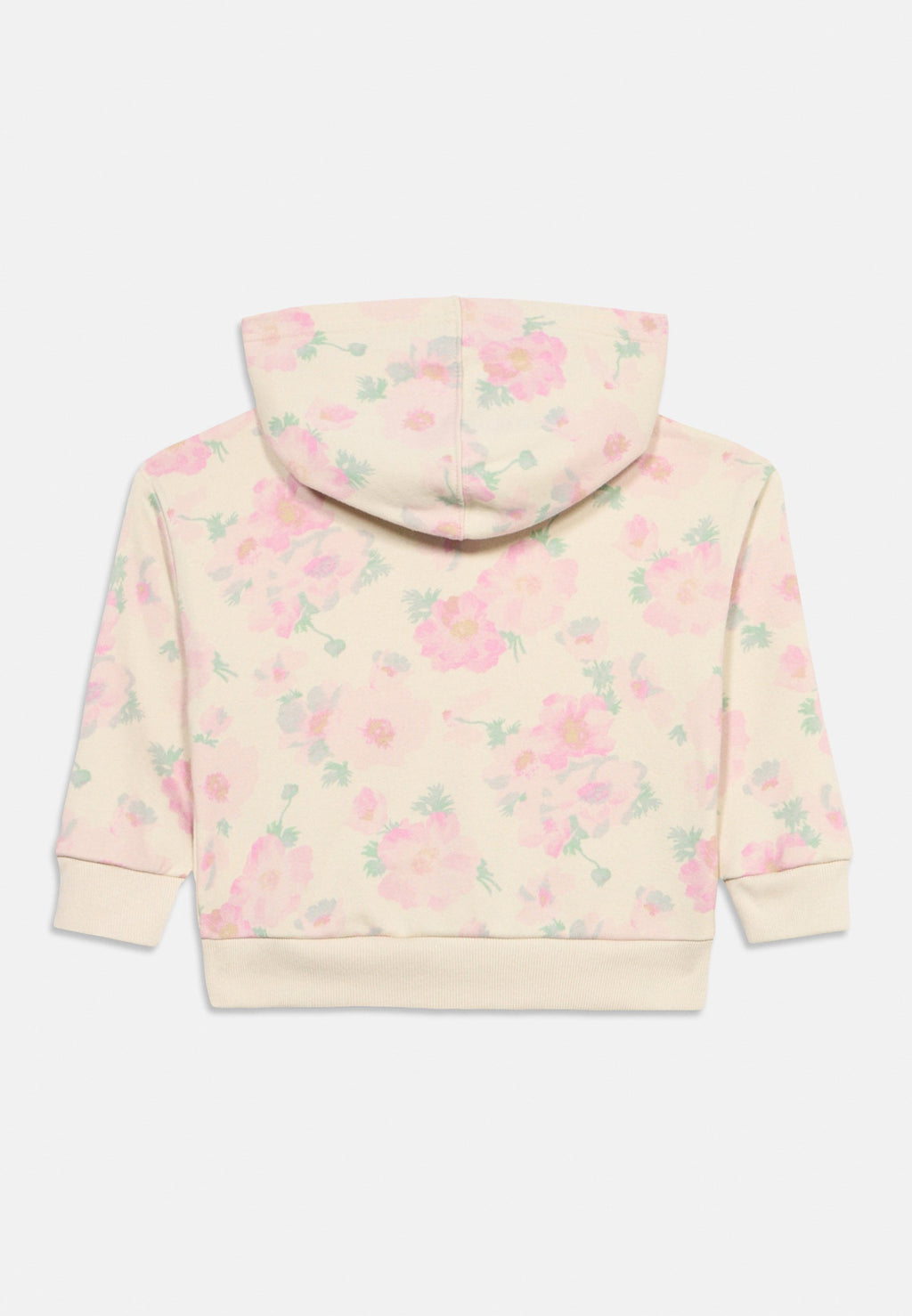 LOGO - Zip-up sweatshirt - beige/light pink
