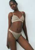 SARTORIAL - Triangle bra - light/pastel brown