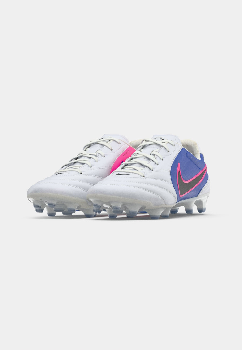 TIEMPO LIGERA PRO FG UNISEX - Firm-ground football boots - white/black/racer blue/pink blast