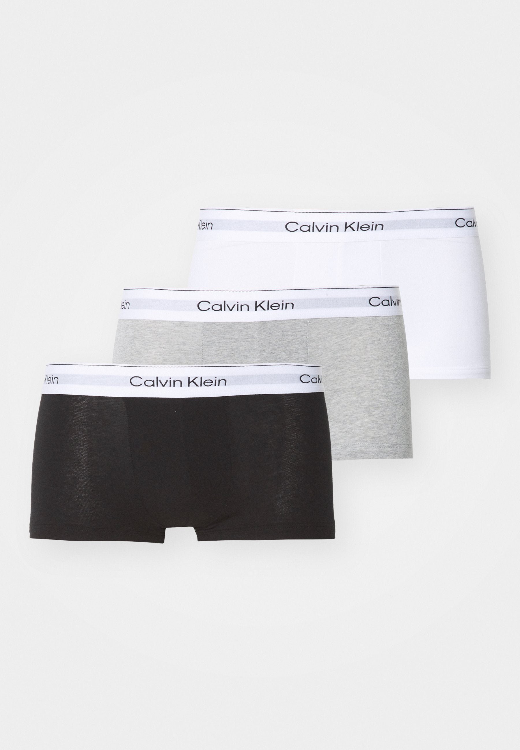 ICON LOT DE 3 - Boxers - gris chiné/blanc/noir