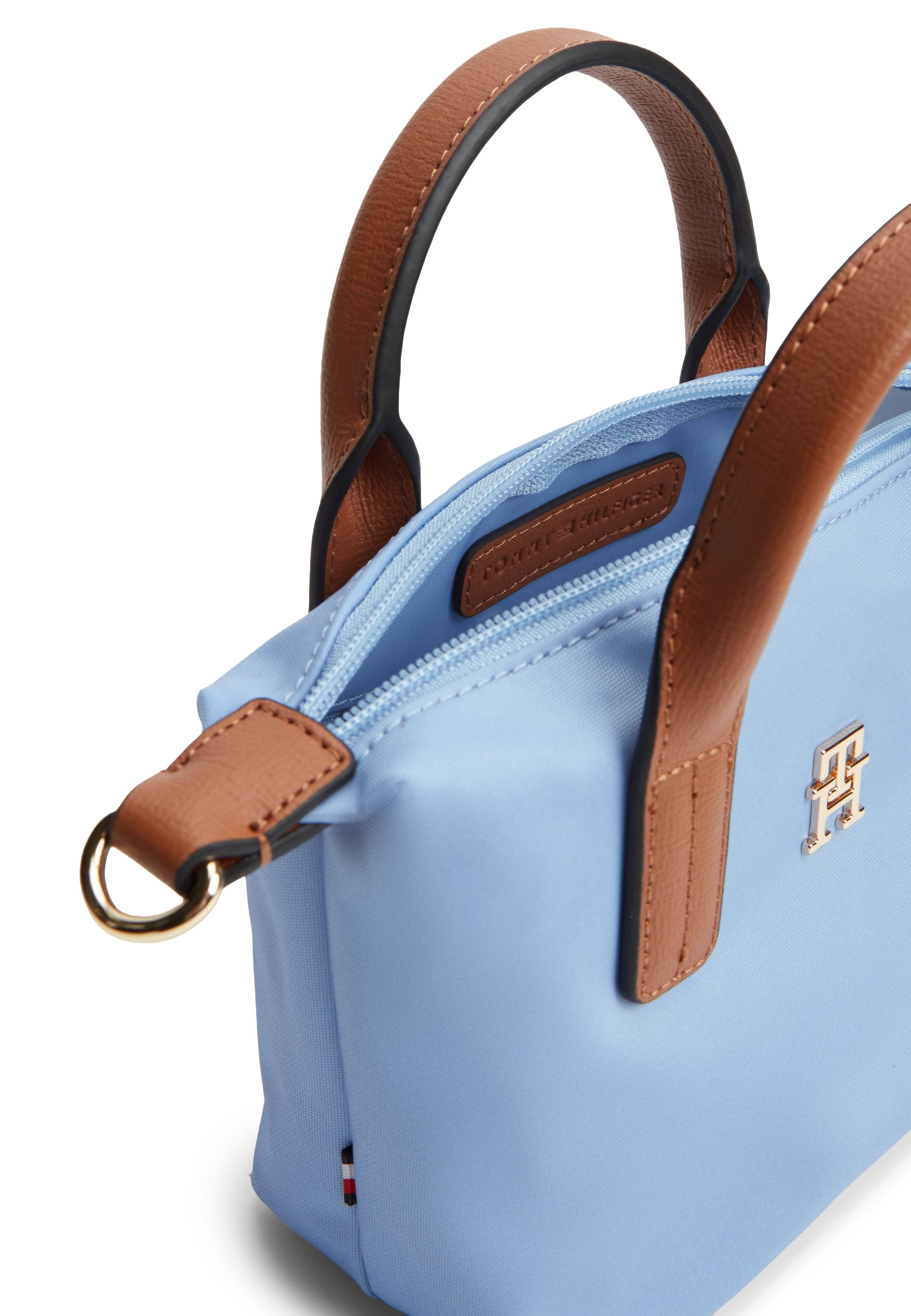 TH MONOGRAM CROSSBODY TOTE BAG - Handbag - well water