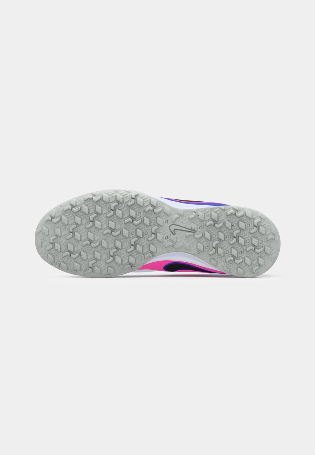 TIEMPO MAESTRO ACADEMY TF UNISEX - Halı Saha Kramponu - beyaz/siyah/yarışçı mavisi/pembe patlaması