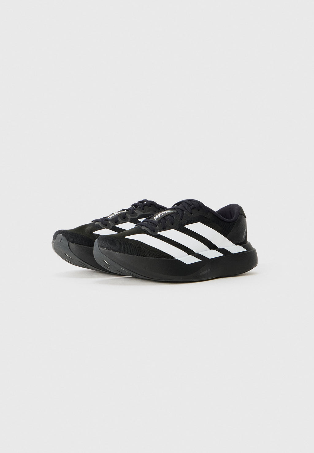 ADIZERO EVO SL J UNISEX - Road running shoes - core black/white/carbon
