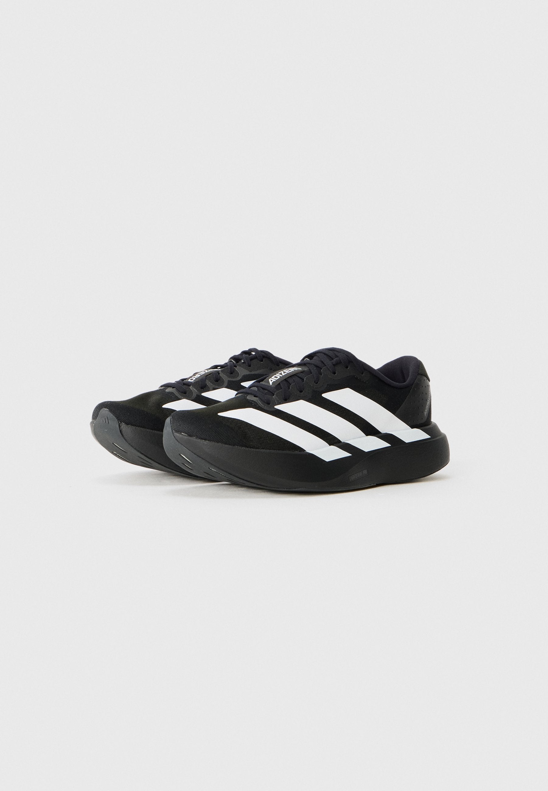 ADIZERO EVO SL J UNISEX - Road running shoes - core black/white/carbon