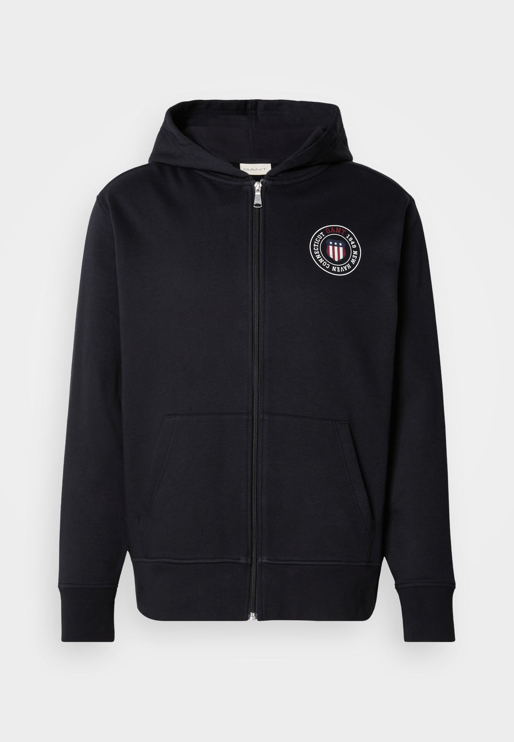 GRAPHIC FULL ZIP HOODIE - Zip-up sweatshirt - black