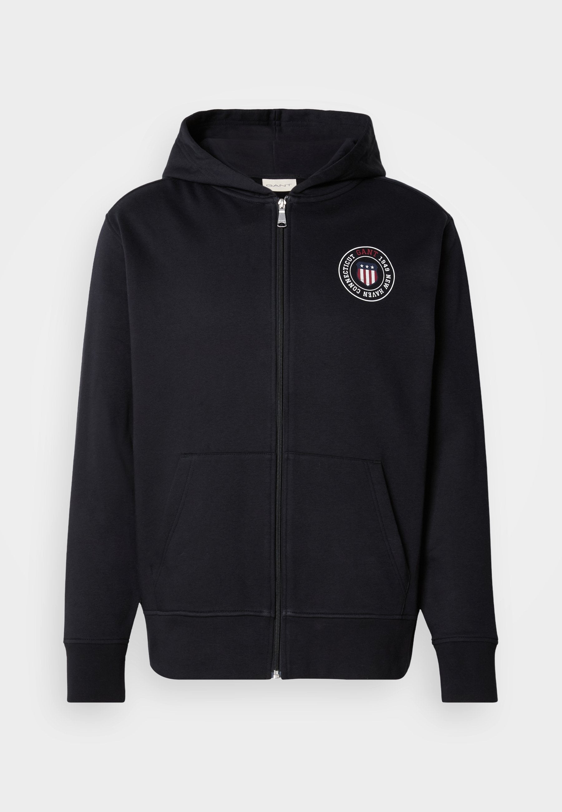 GRAPHIC FULL ZIP HOODIE - Zip-up sweatshirt - black