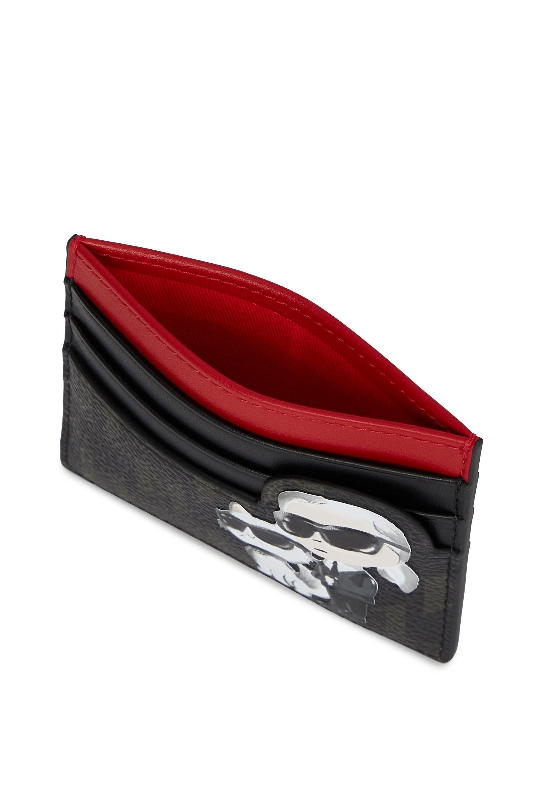 IKON MONOGRAM - Business card holder - brown