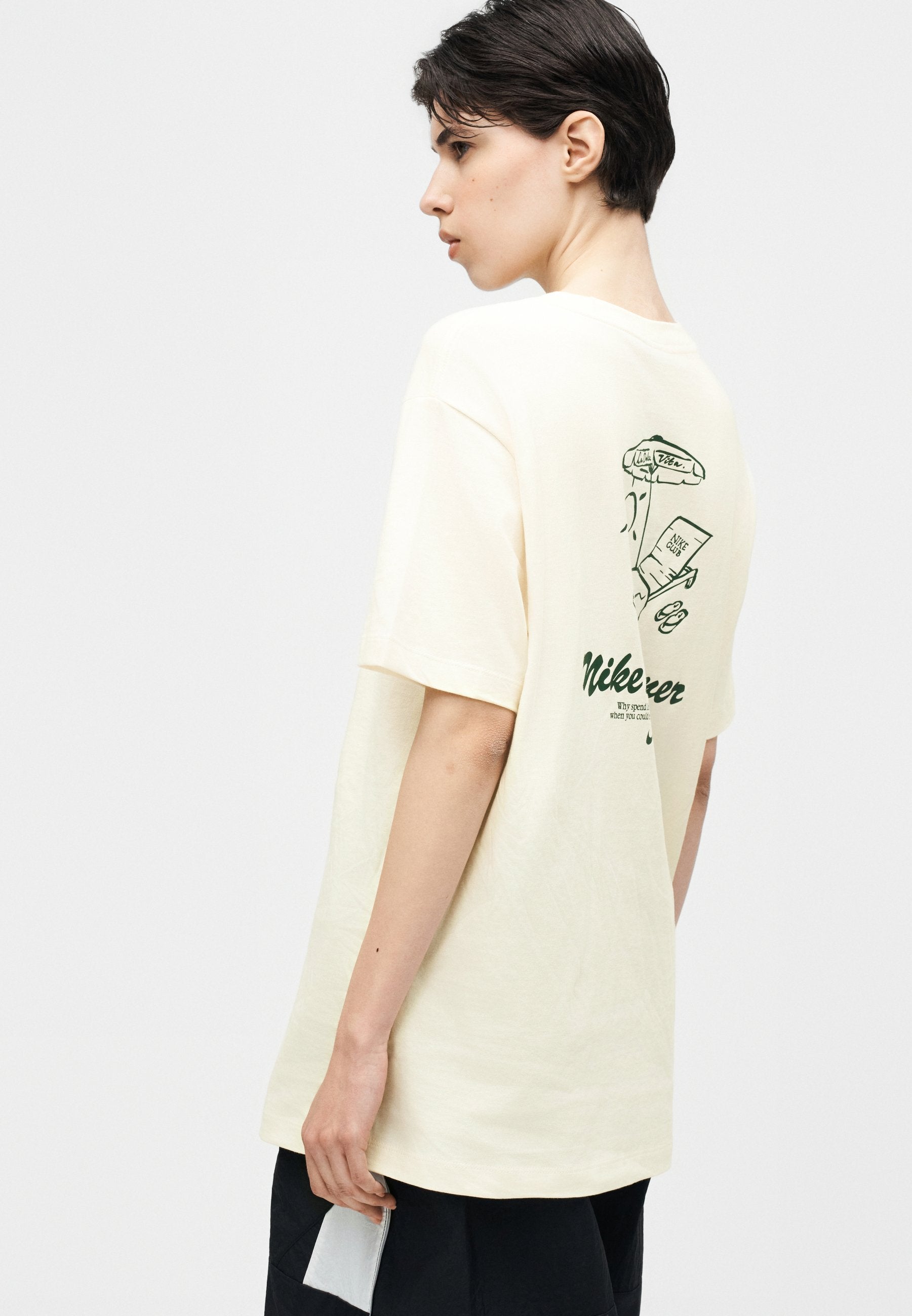 Basic T-shirt - pale ivory