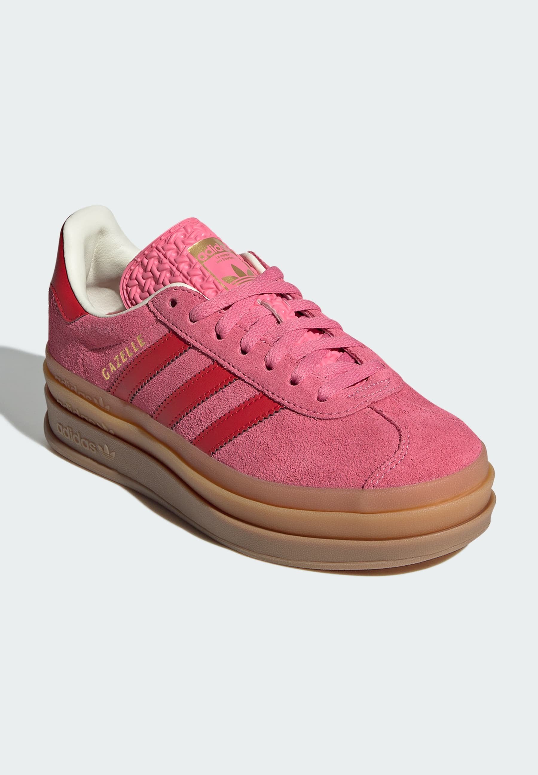 GAZELLE BOLD J UNISEX - Trainers - rose tone better scarlet cream white
