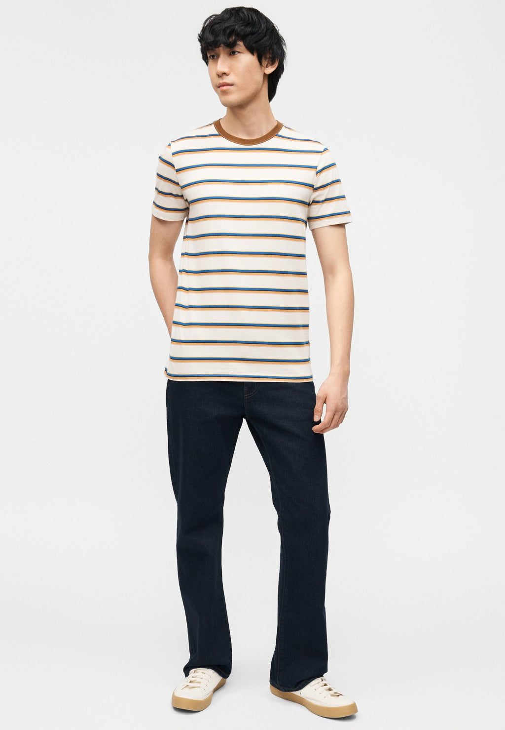 KLASİK PAÇA - Havuç Paça Kot Pantolon - koyu mavi denim
