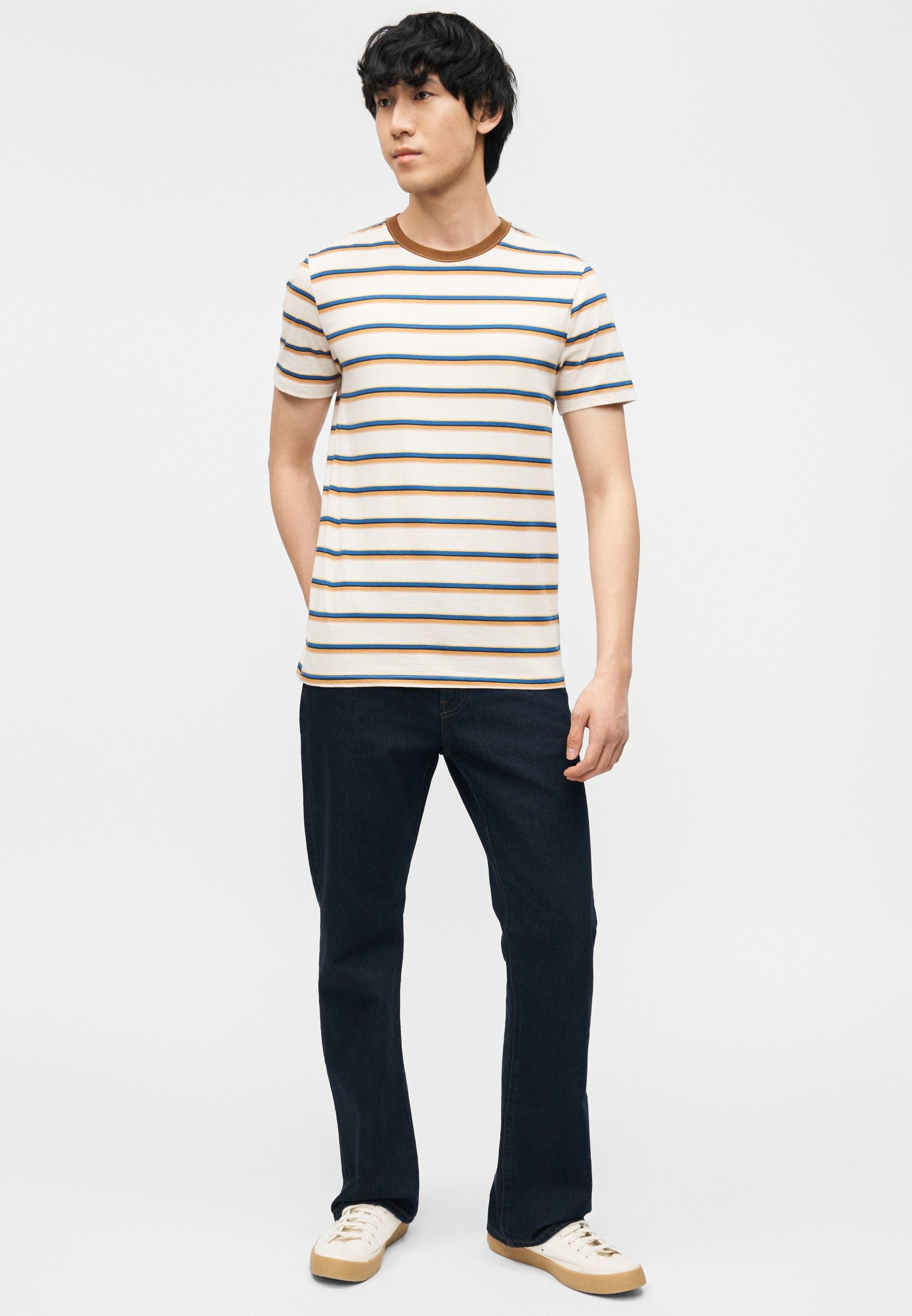KLASİK PAÇA - Havuç Paça Kot Pantolon - koyu mavi denim