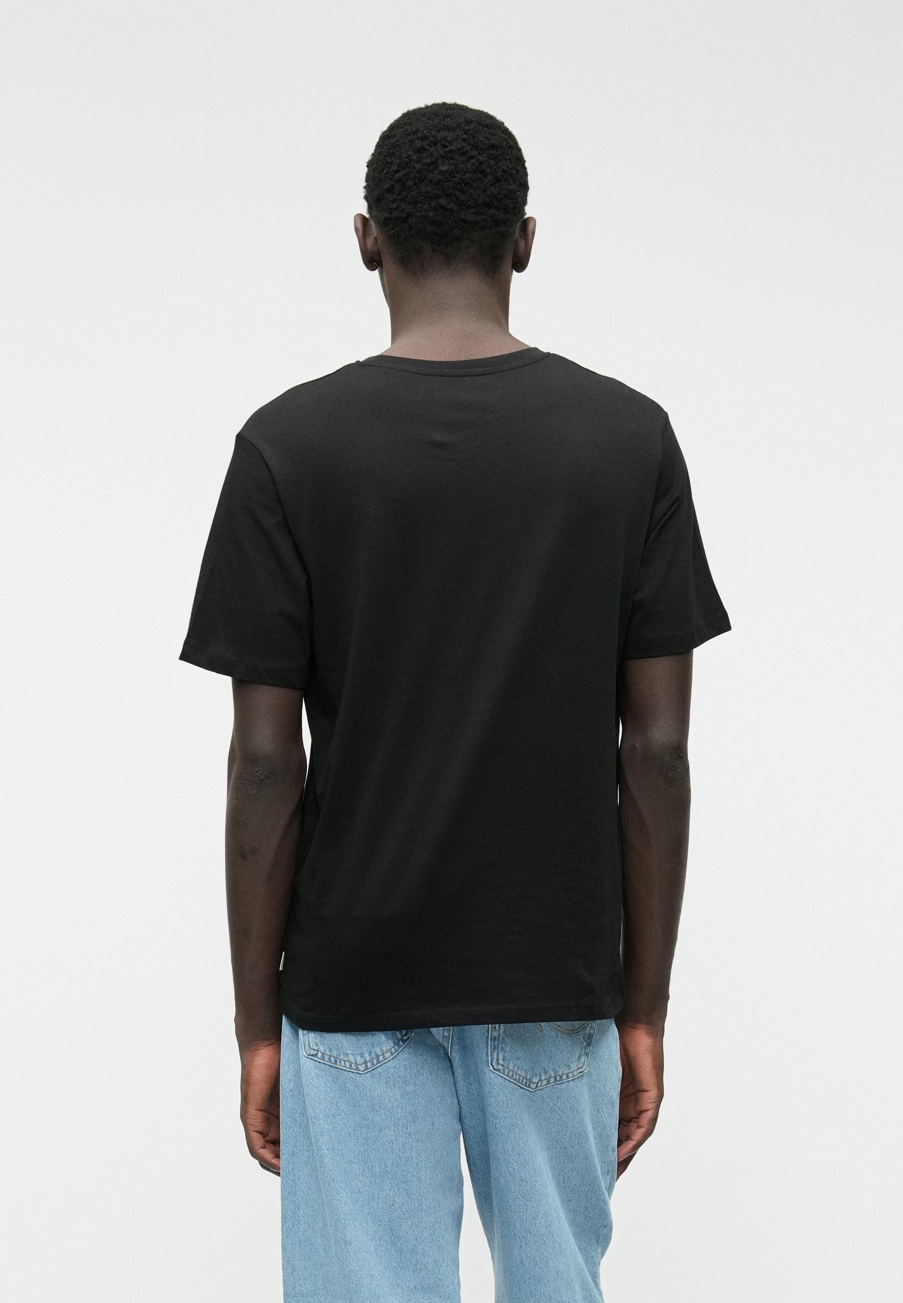 JJEORGANIC BASIC TEE O NECK 5 PACK - Basic T-shirt - black/white