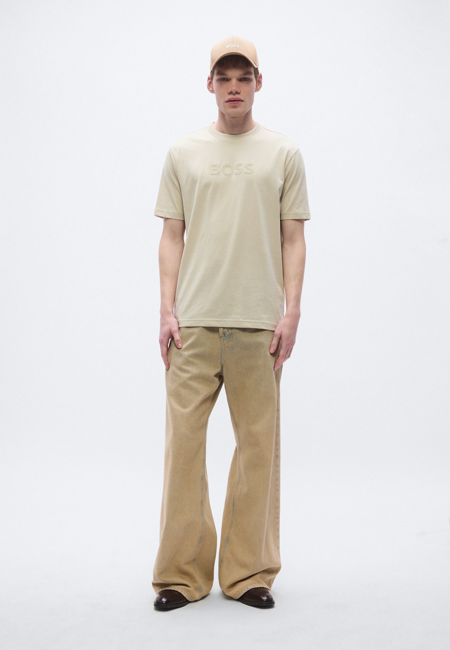 LOGO - Basic T-shirt - light beige