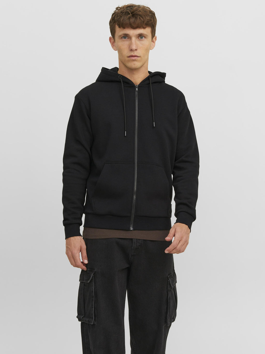 Zip Plain Zip - Zip-up sweatshirt - black