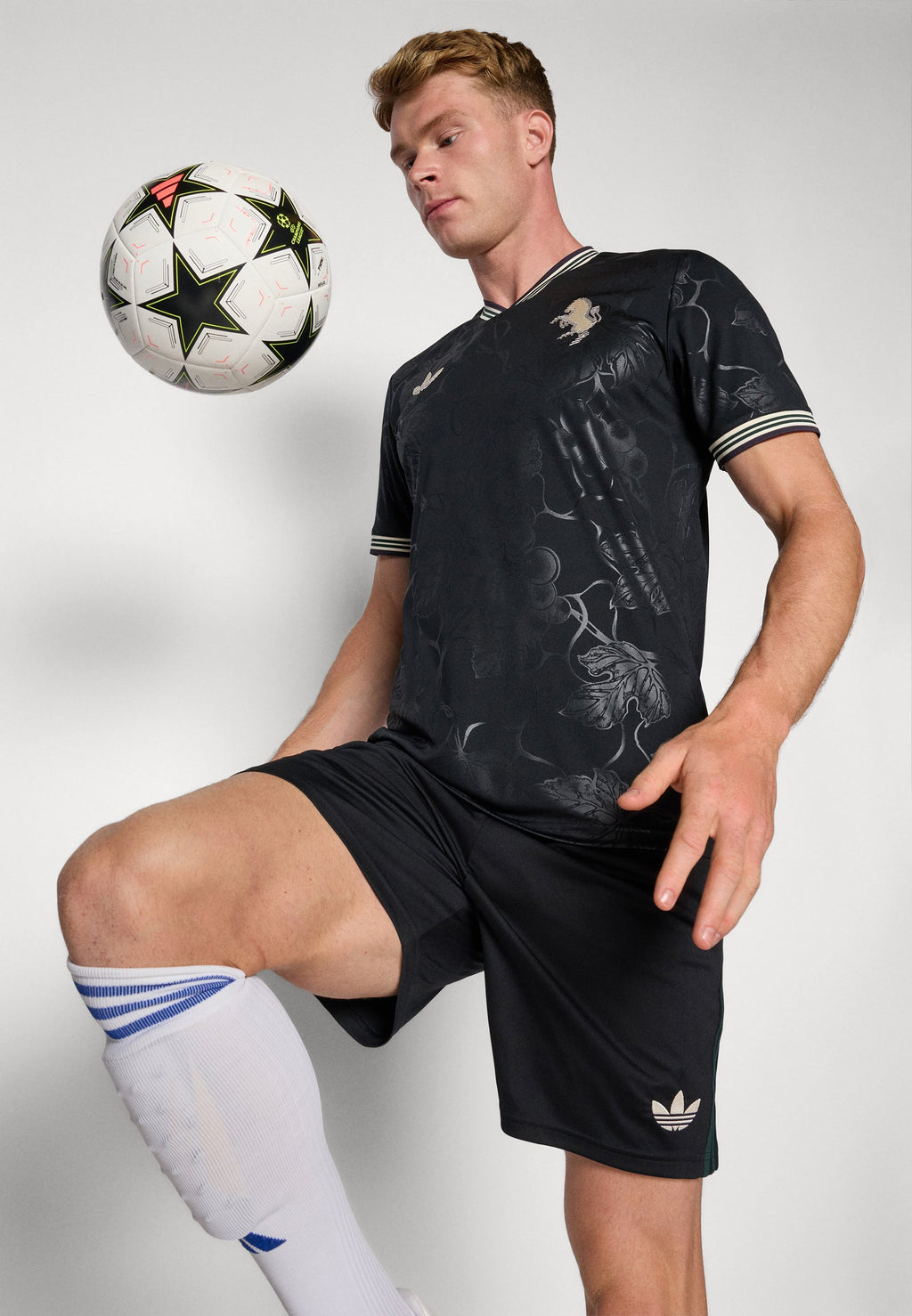 JUVENTUS 25/26 THIRD JERSEY - Sports T-shirt - black/ecru tint