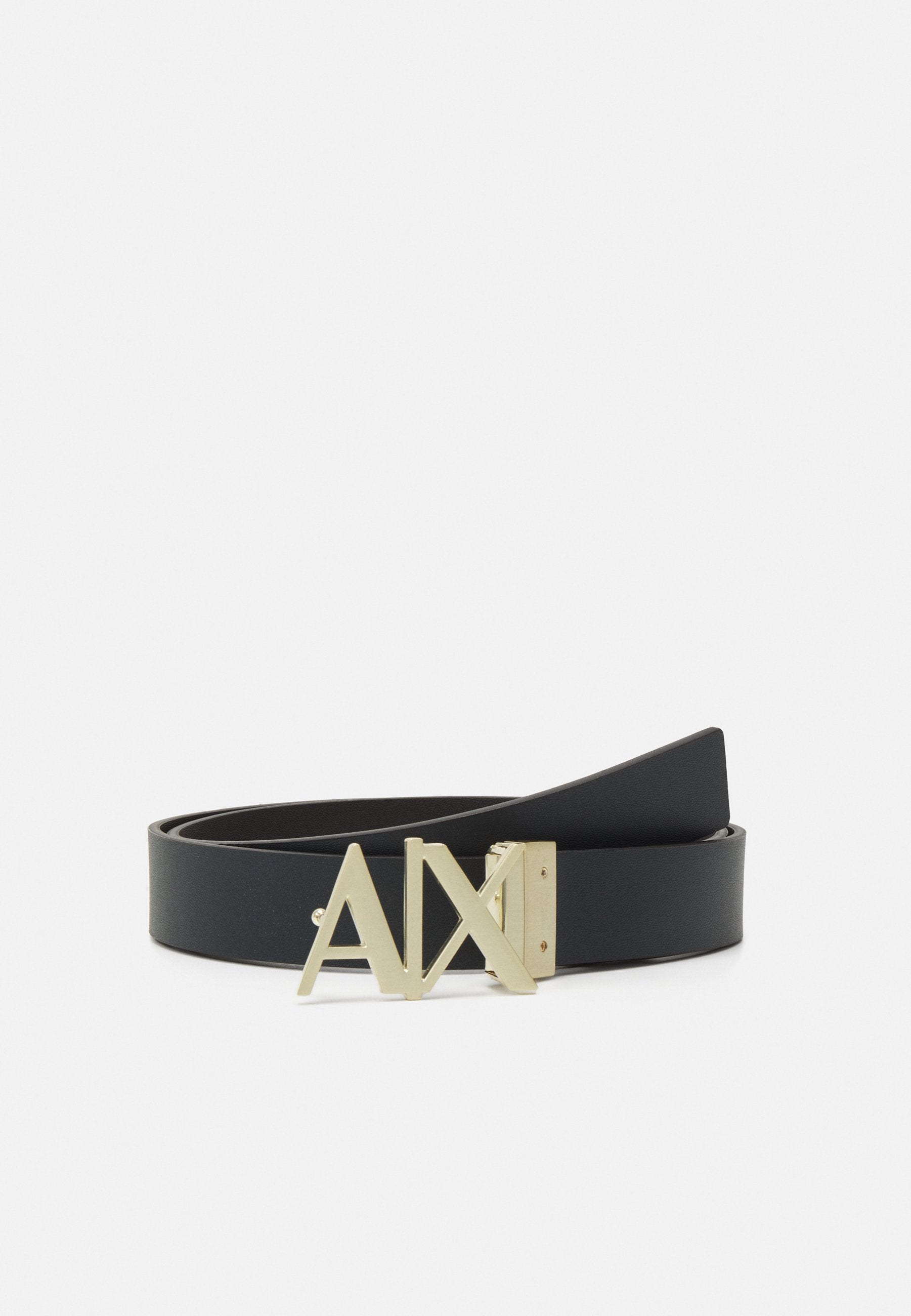 REVERSIBLE PLATE UNISEX - Belt - black/blu navy