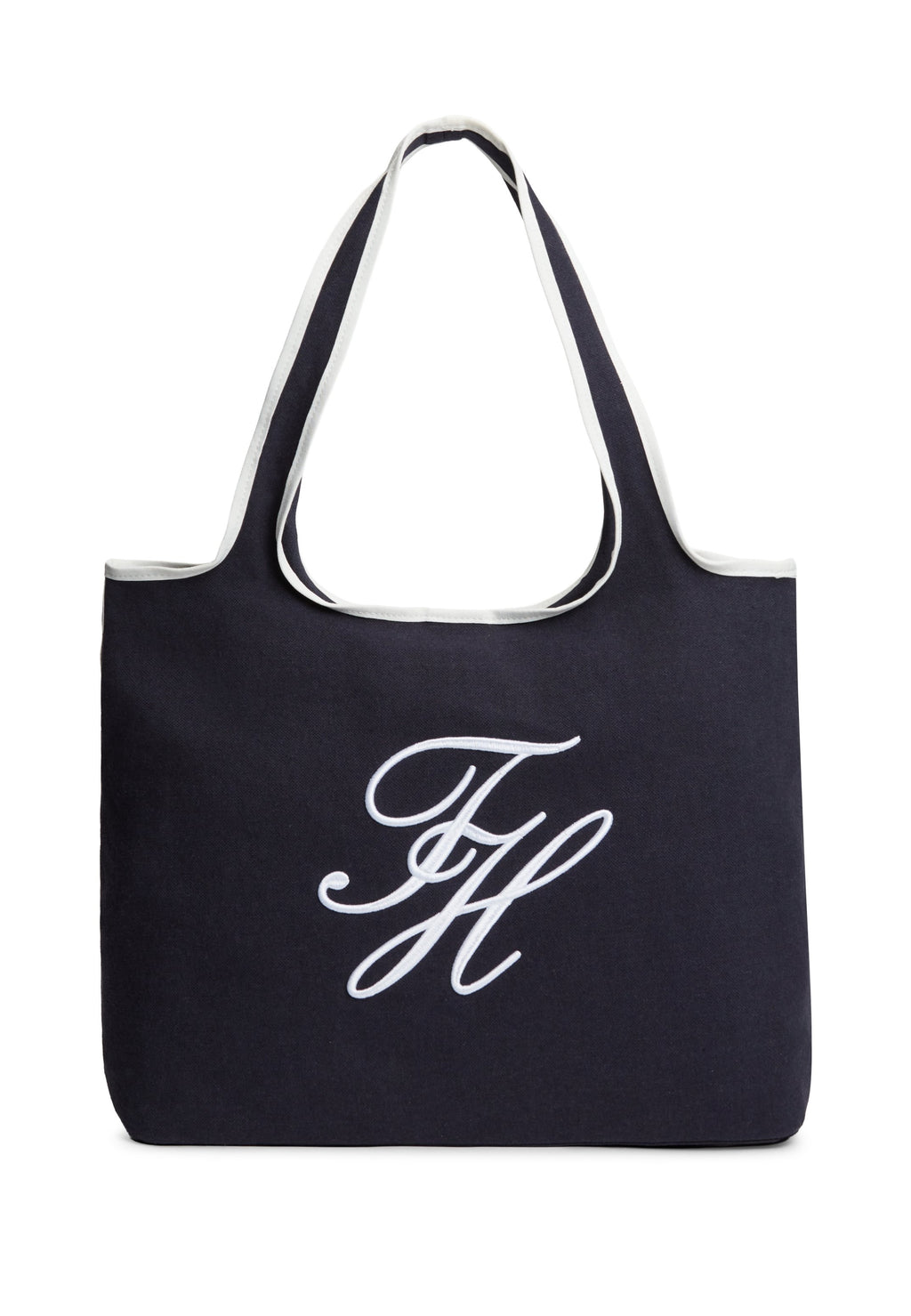 CANVAS BEACH TOTE BAG WITH POUCH - Tote bag - space blue
