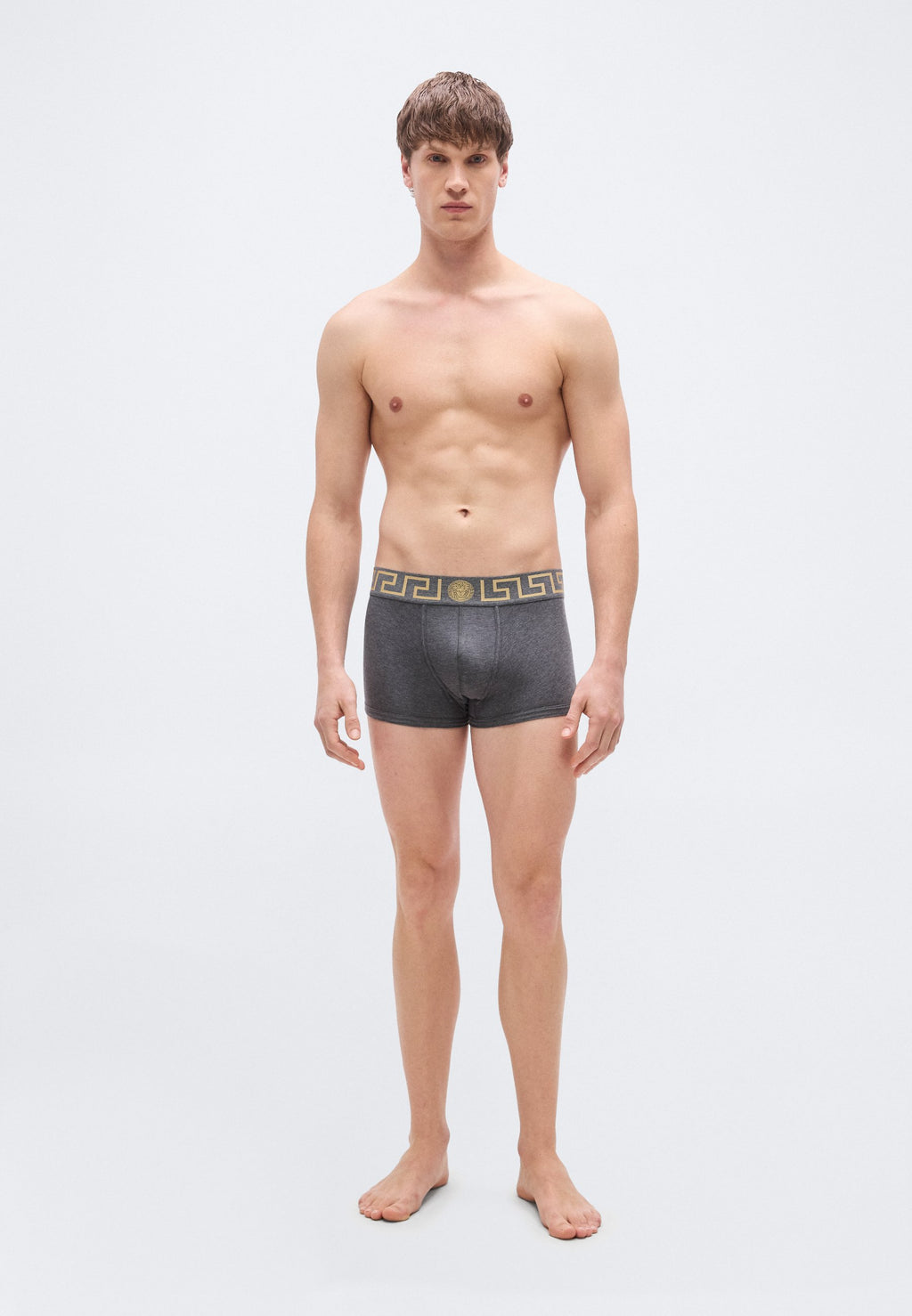 UNDERPANTS LOW RISE TRUNK - Trunks - grey/gold-coloured