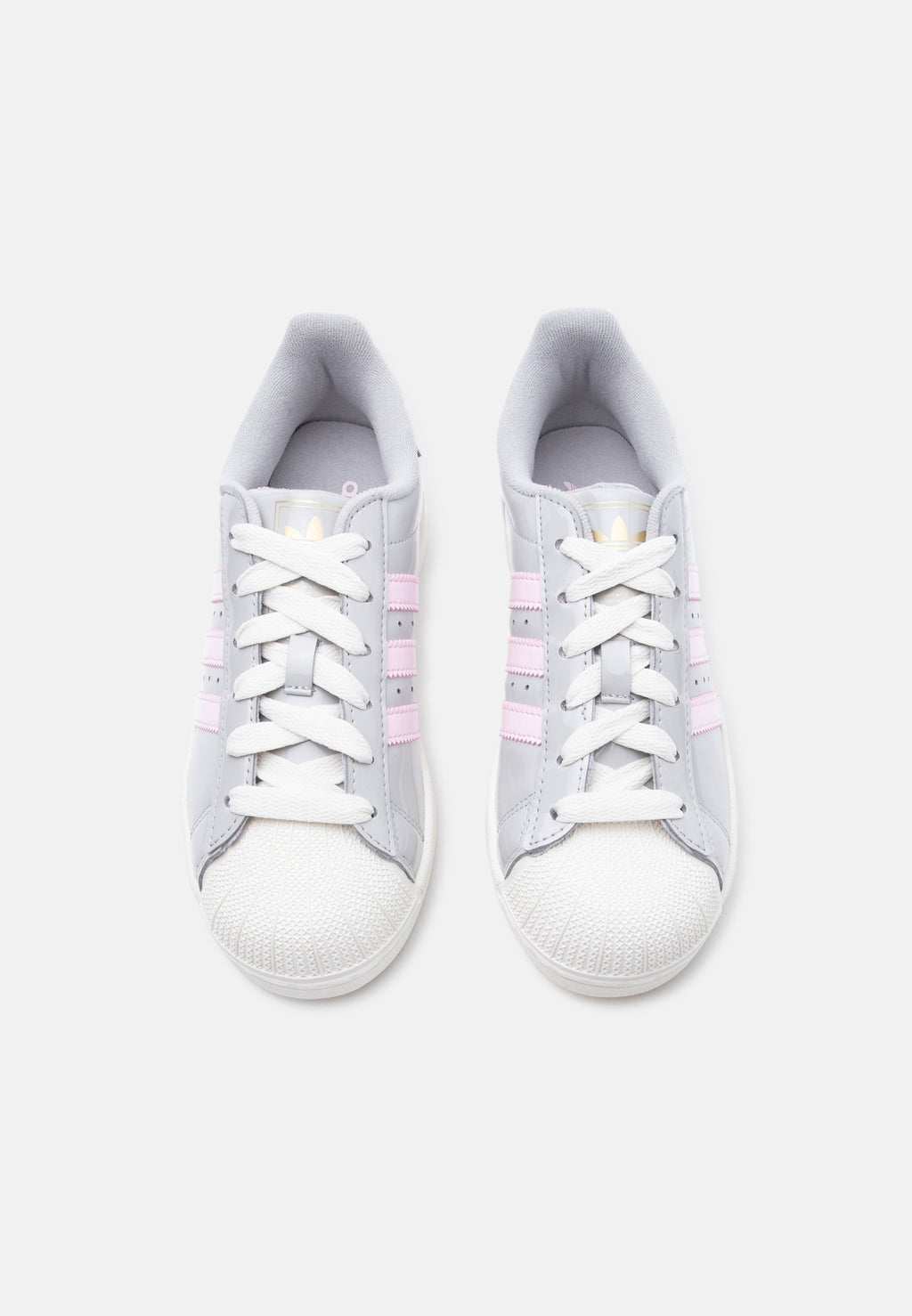 SUPERSTAR II - Baskets - gris deux/rose clair/blanc cassé