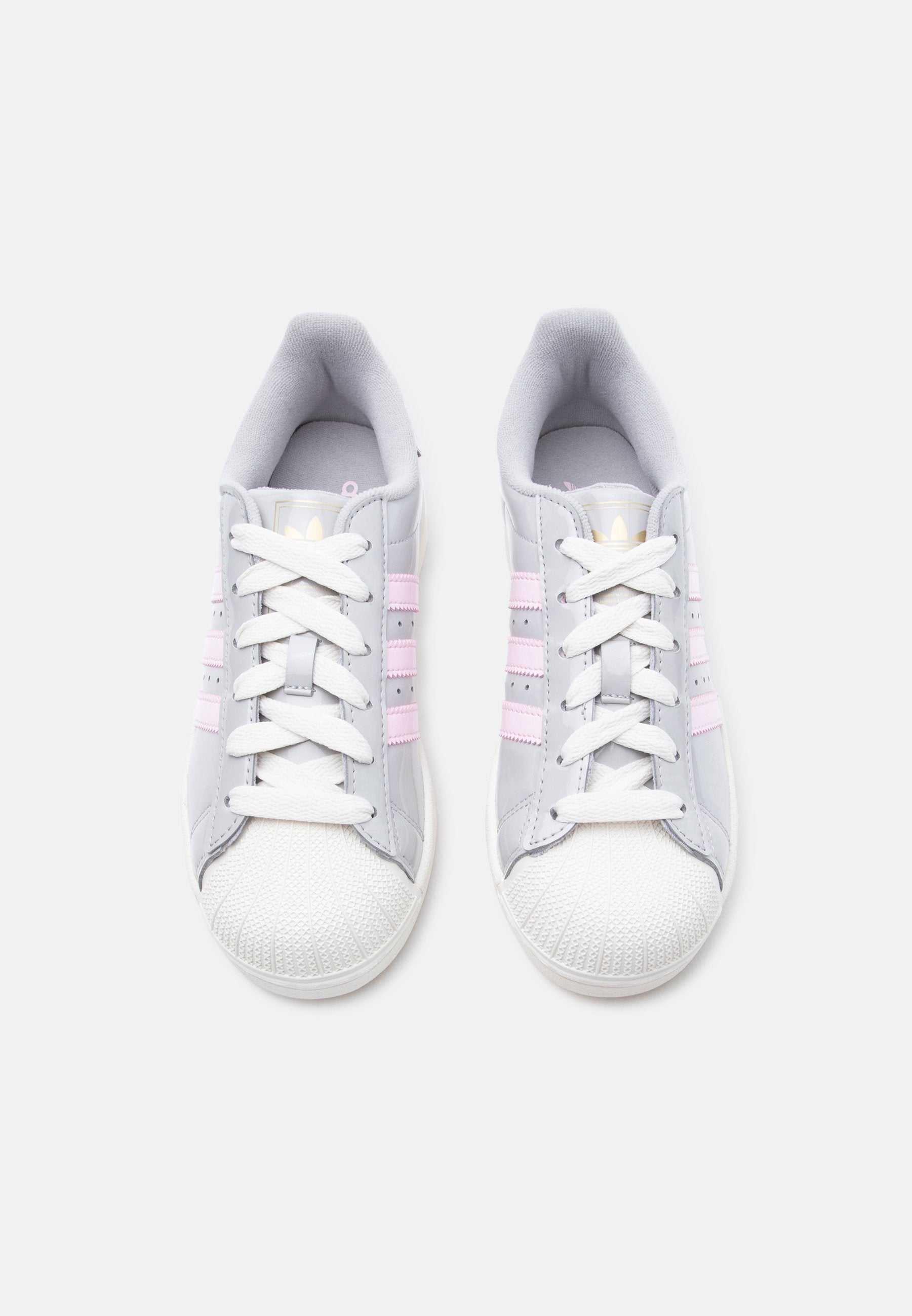 SUPERSTAR II - Baskets - gris deux/rose clair/blanc cassé