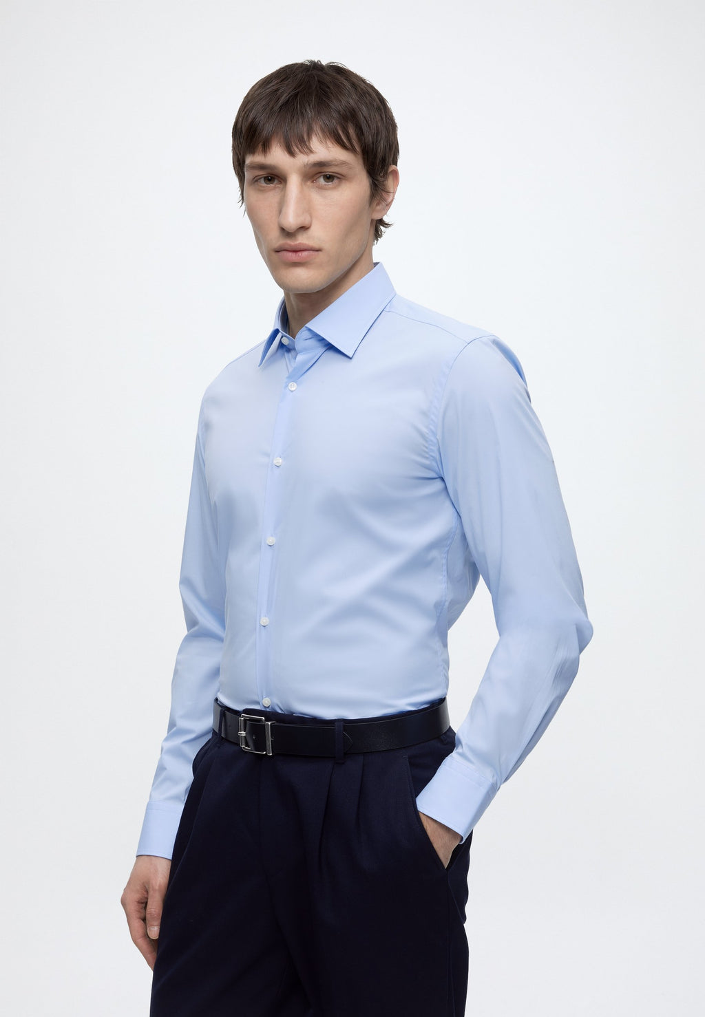HANK - Shirt - light pastel blue