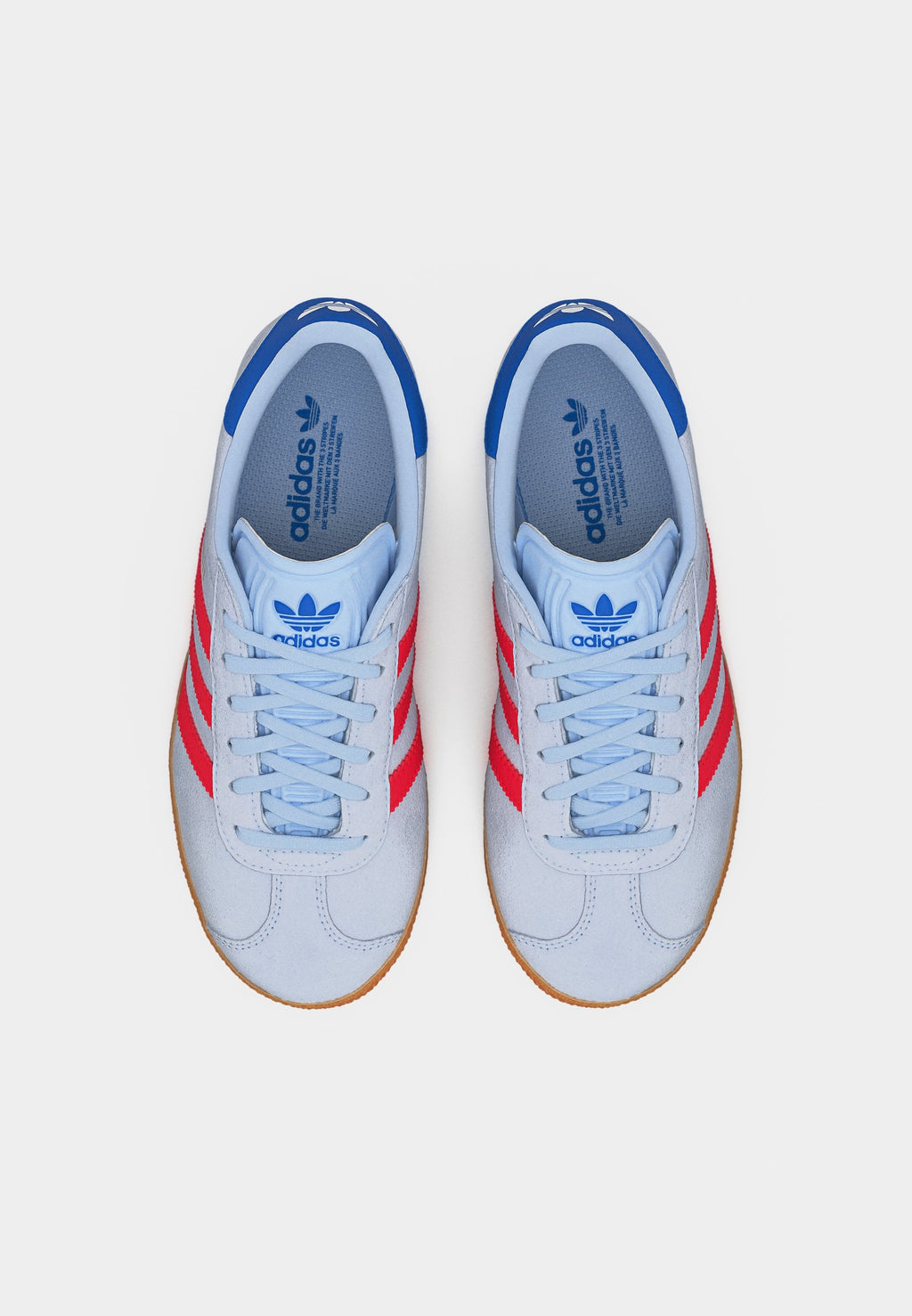 GAZELLE UNISEX - Trainers - crystal sky/semi lucid red/bluebird