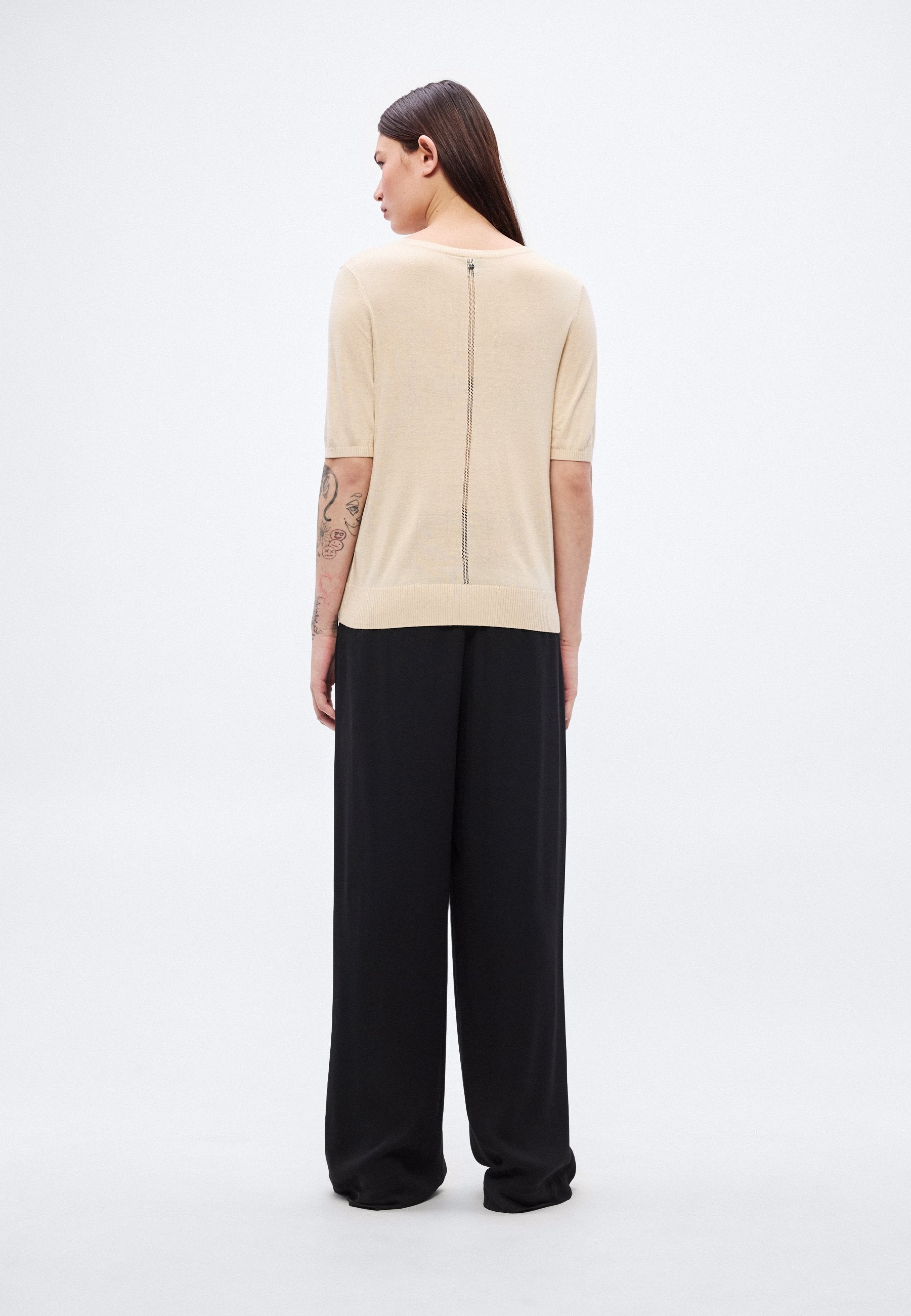 FIAFFU - Basic T-shirt - open beige