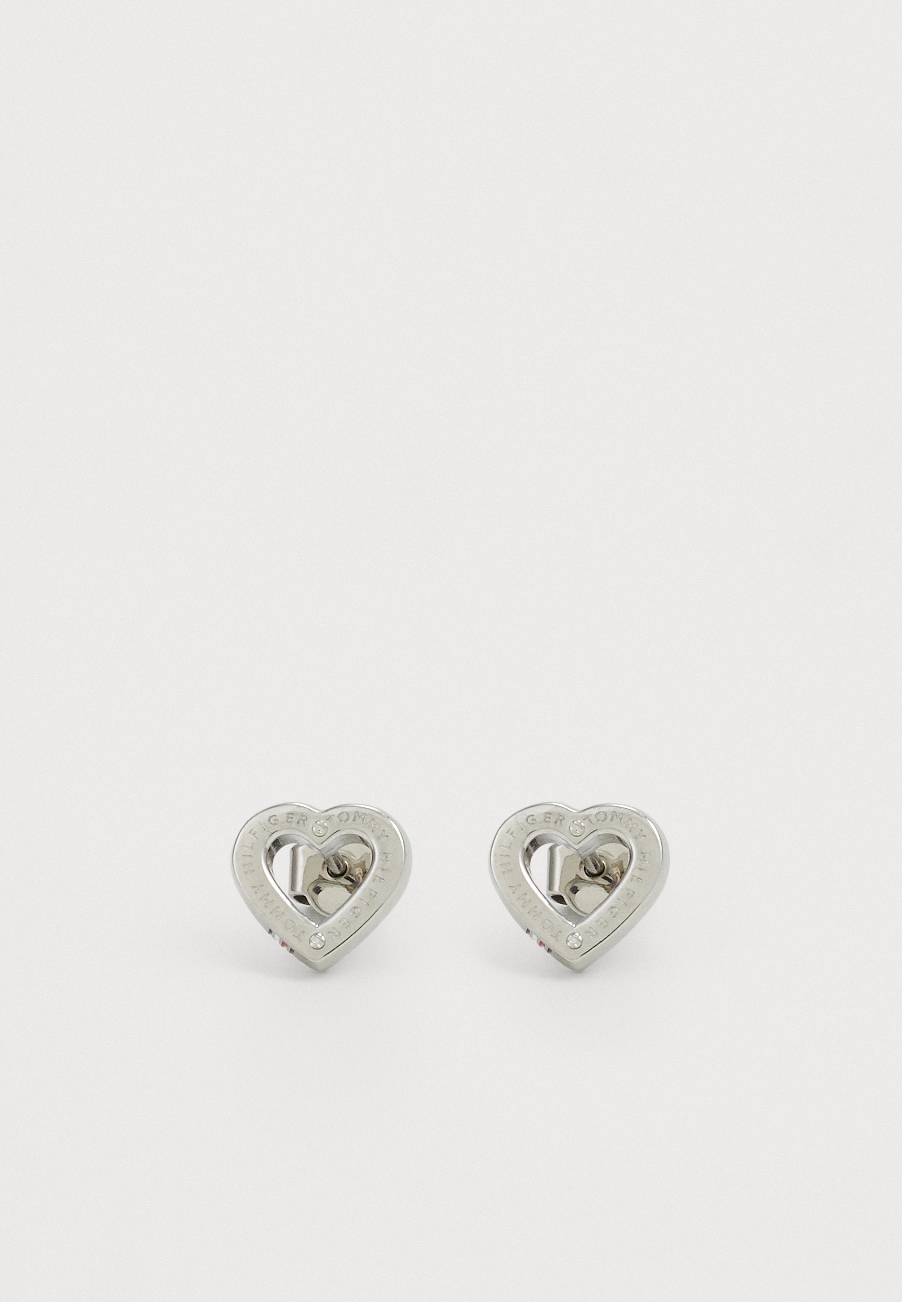 TOGGLE HEART - Earrings - silver-coloured