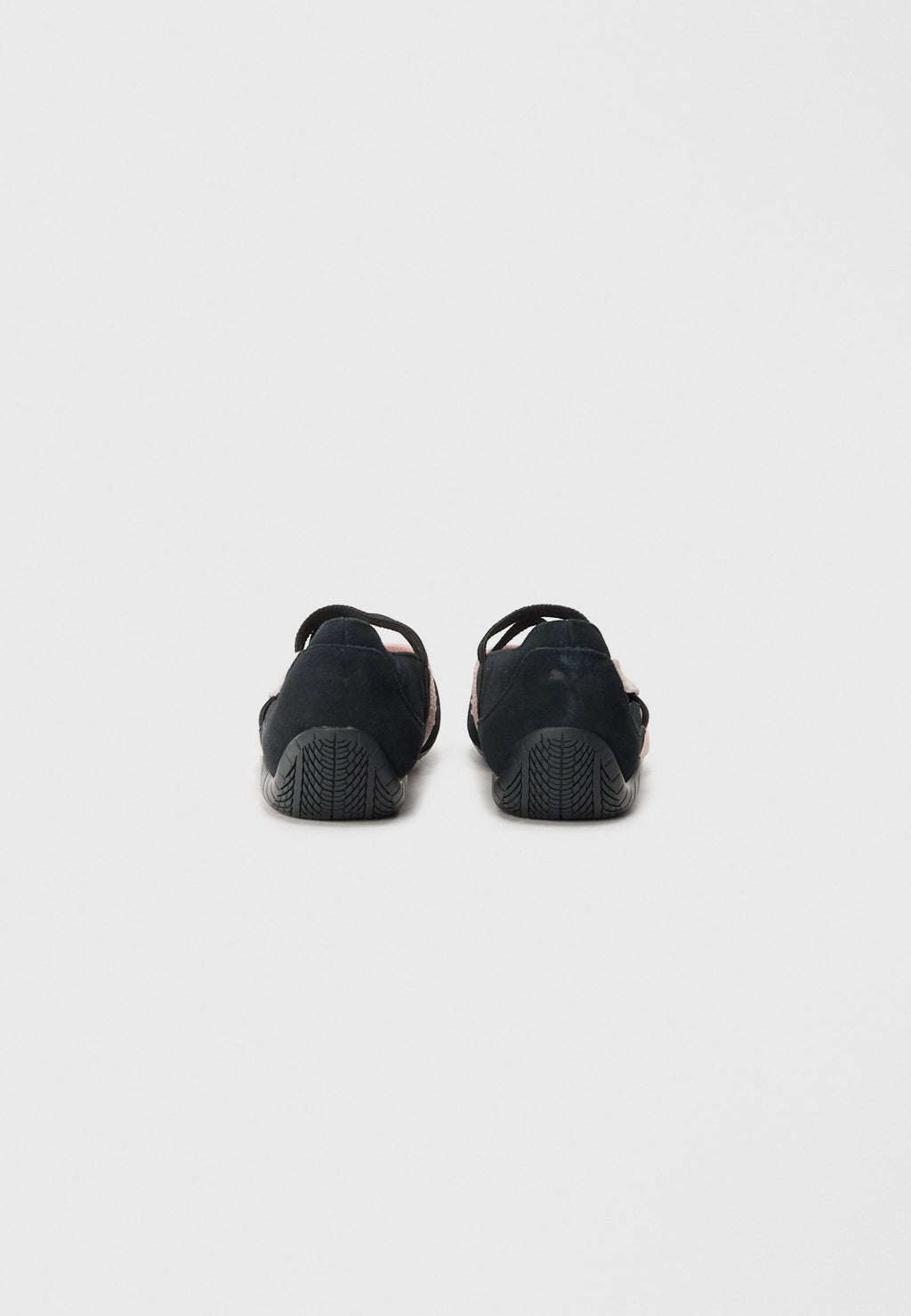 SPEEDCAT - Ankle strap ballet pumps - black/mauve mist