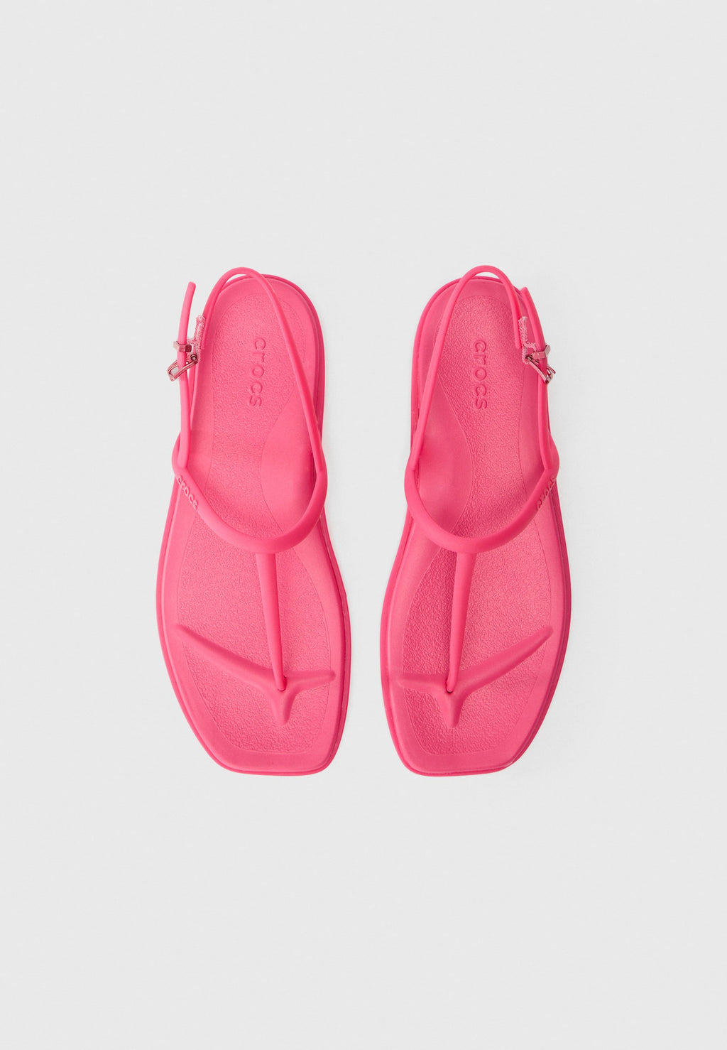 MIAMI - T-bar sandals - dragon fruit