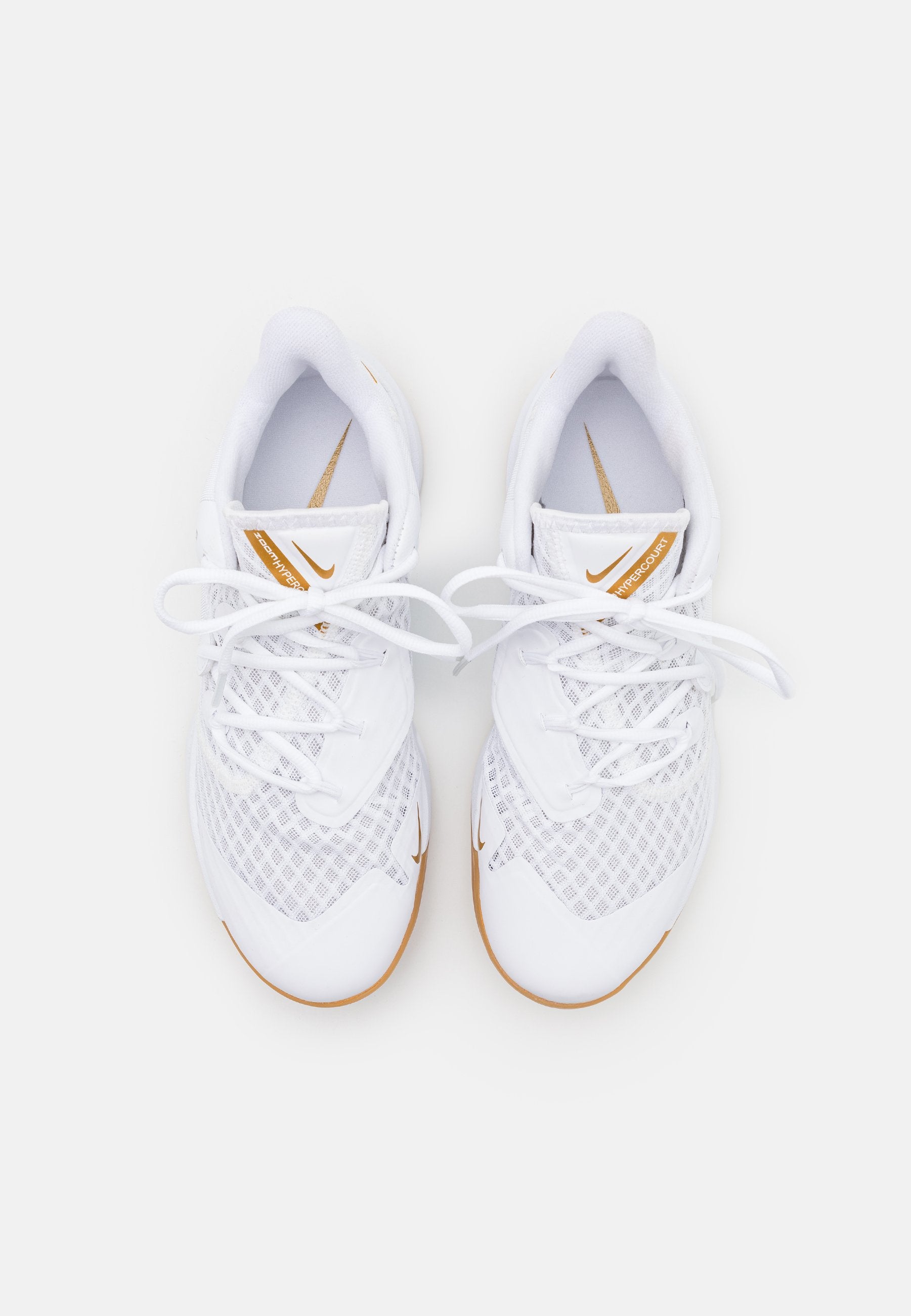 ZOOM HYPERSPEED COURT SE UNISEX - Volleyball shoes - white/gold