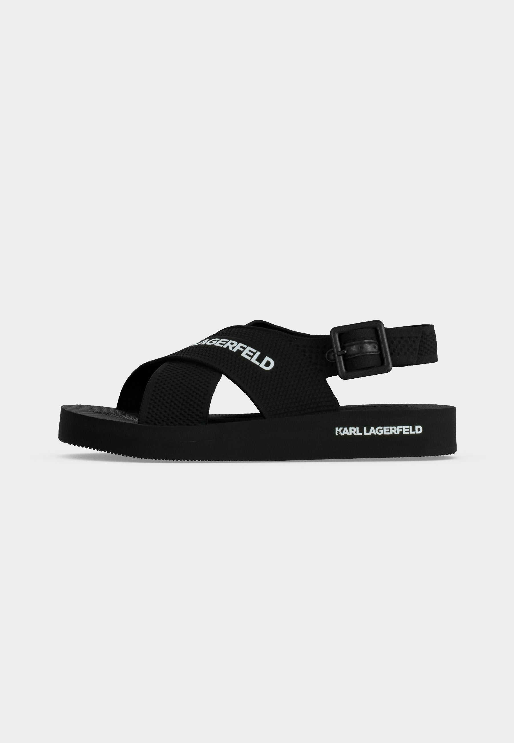 ATLANTIK KROSS STRAP - Sandals - black