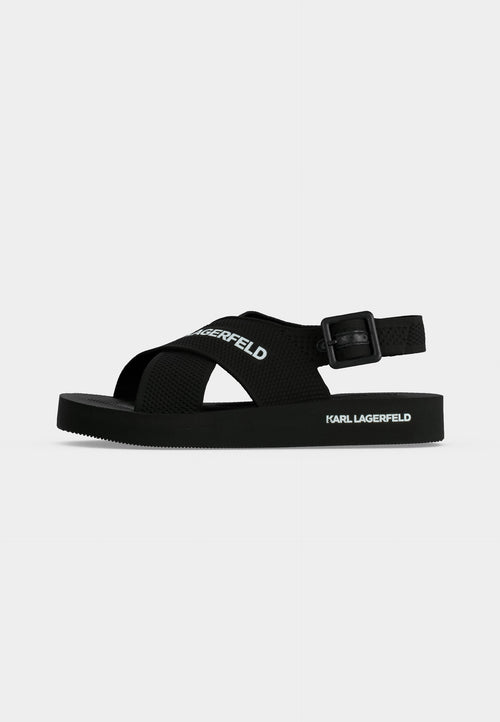 ATLANTIK KROSS STRAP - Sandals - black