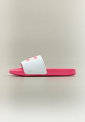 DAMIAN - Slippers - white/fuchsia