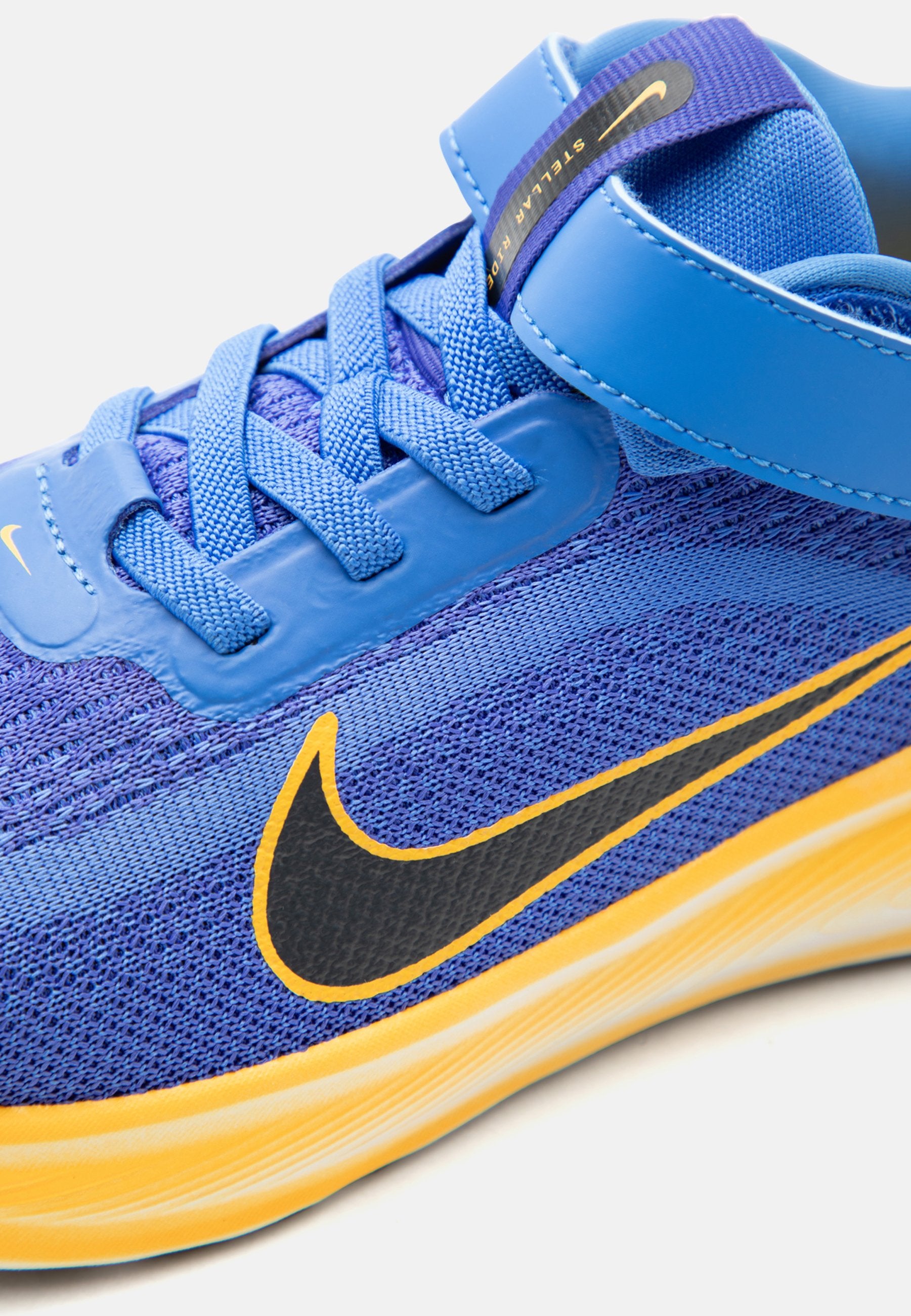 STELLAR RIDE UNISEX - Road running shoes - blue crystal/off noir/lapis/volt tint/lime blast
