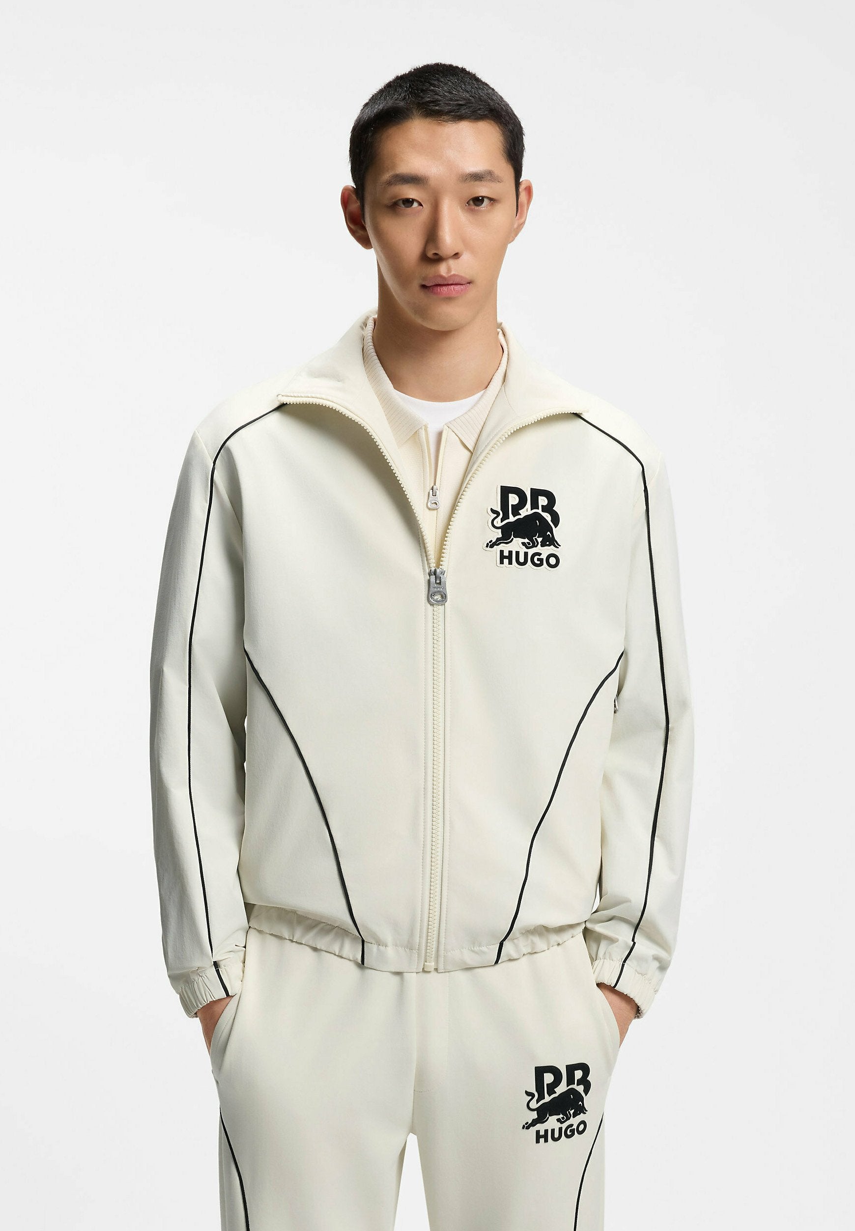 HUGO KAPINO262X_RB - Training jacket - natural fourteen