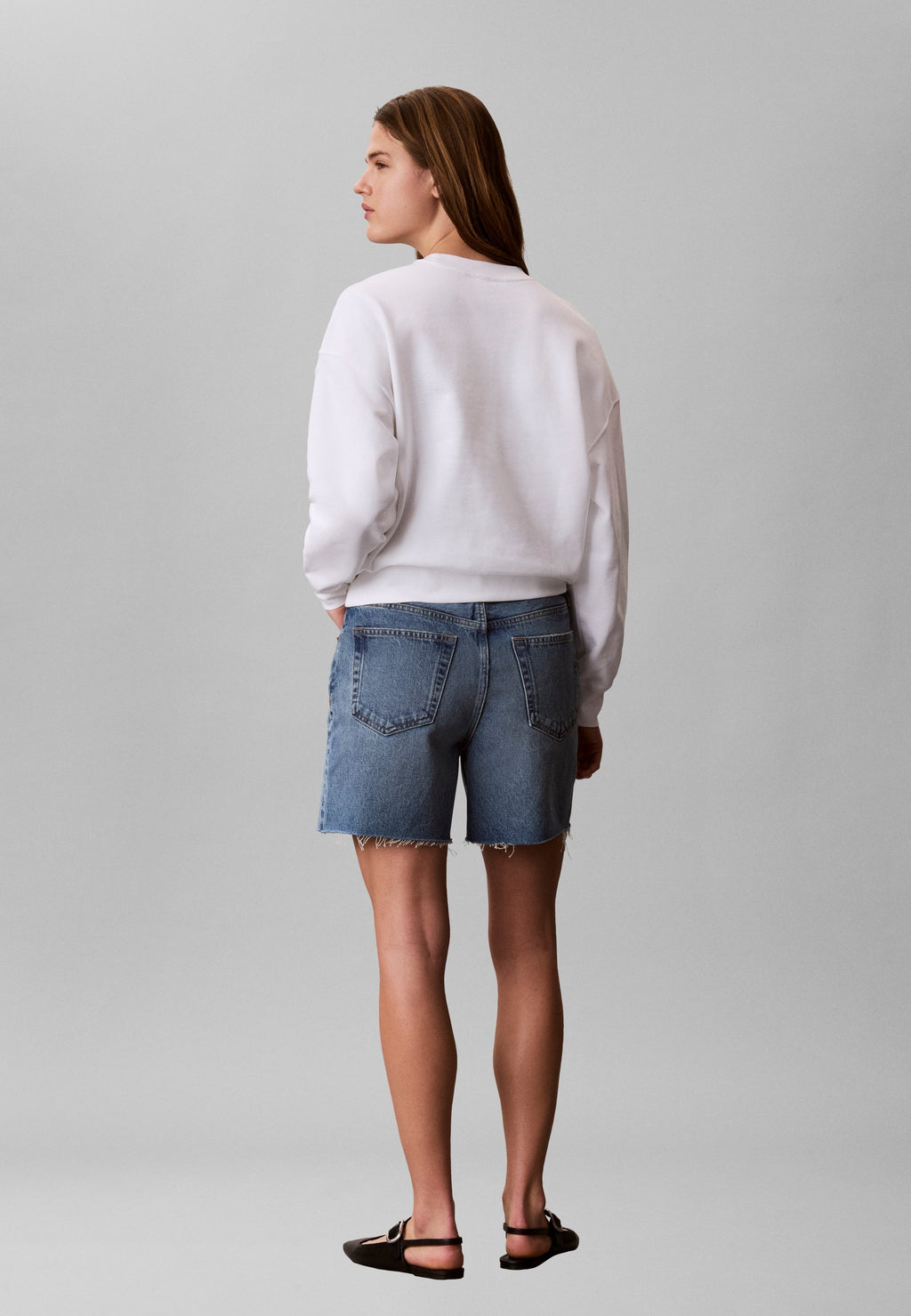 STANDARD LOGO CREW - Sweatshirt - bright white
