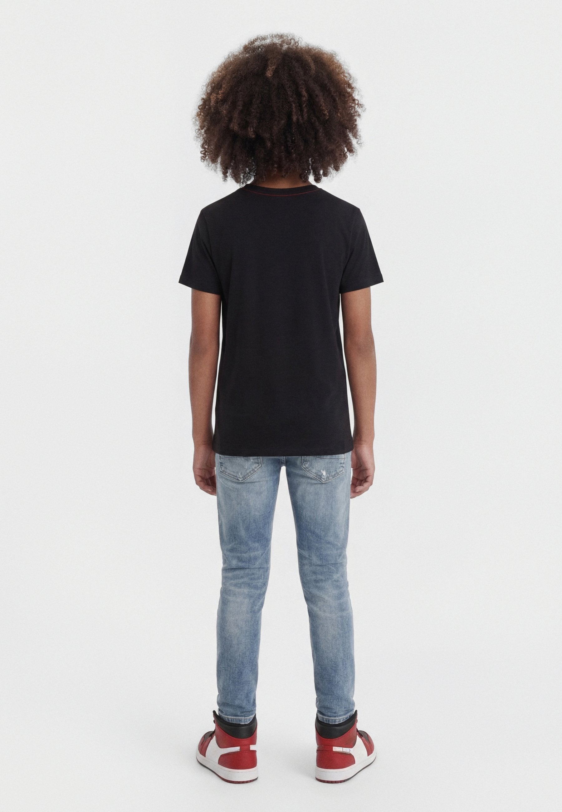 JUNIOR CORE - Print T-shirt - jet black