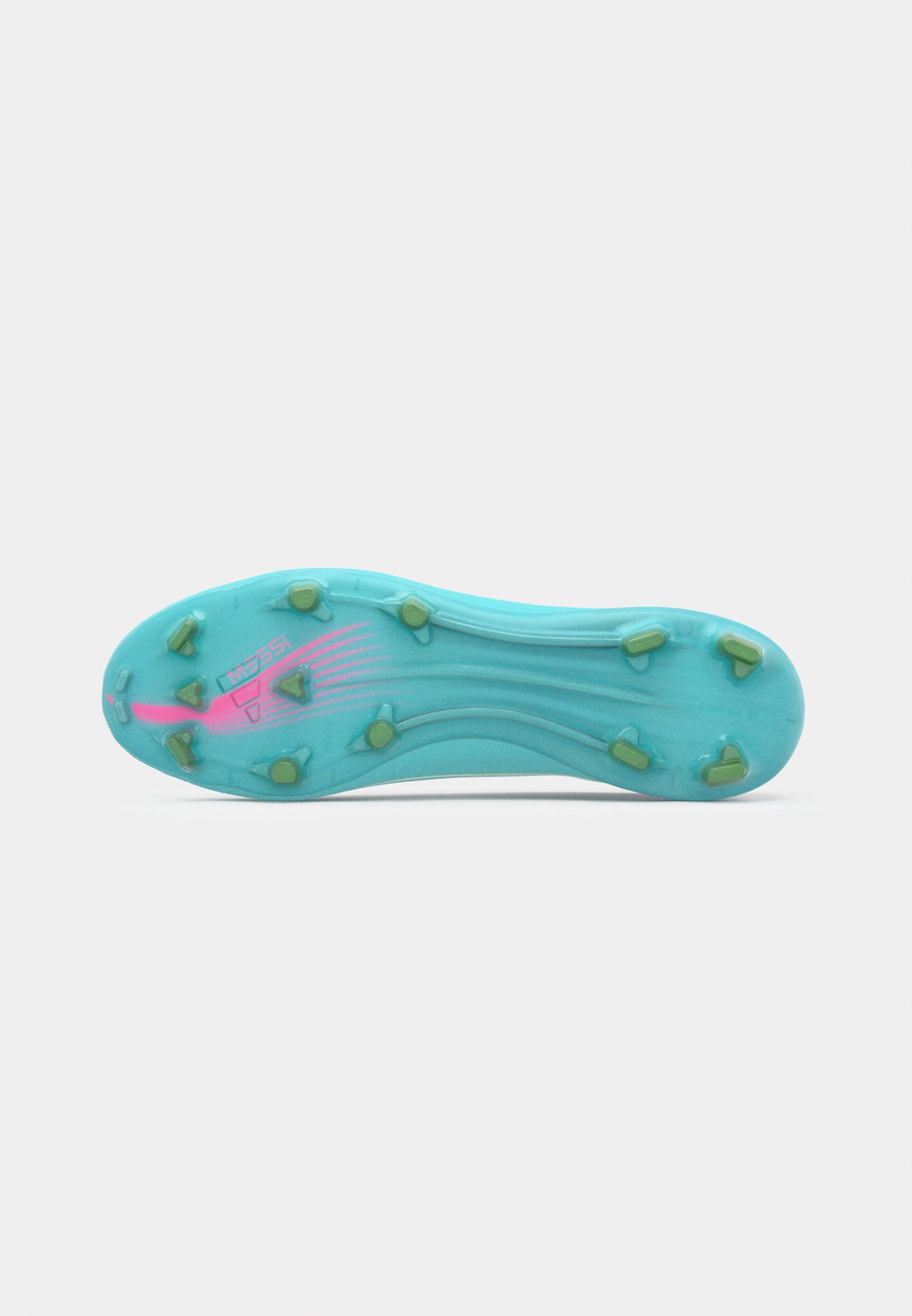 F50 MESSI PRO KATI ZEMİN UNISEX - Sert zemin futbol ayakkabıları - footwear white/lucid pink/flash aqua